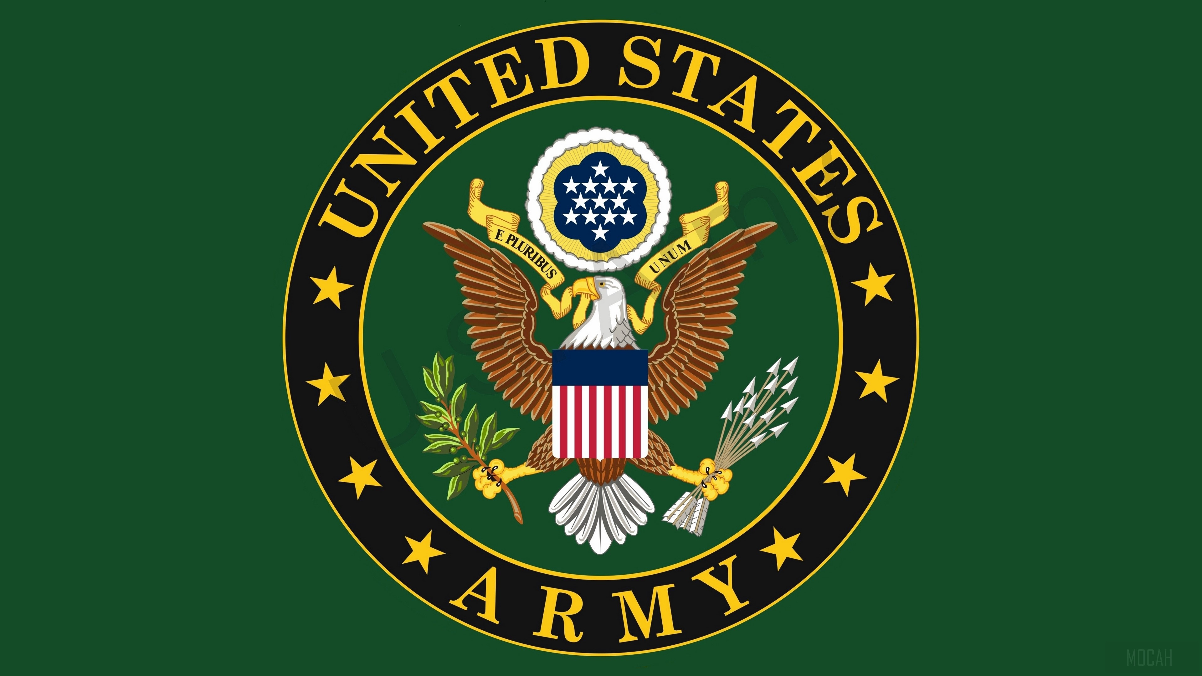 United States Army Emblem 4K HD Wallpaper