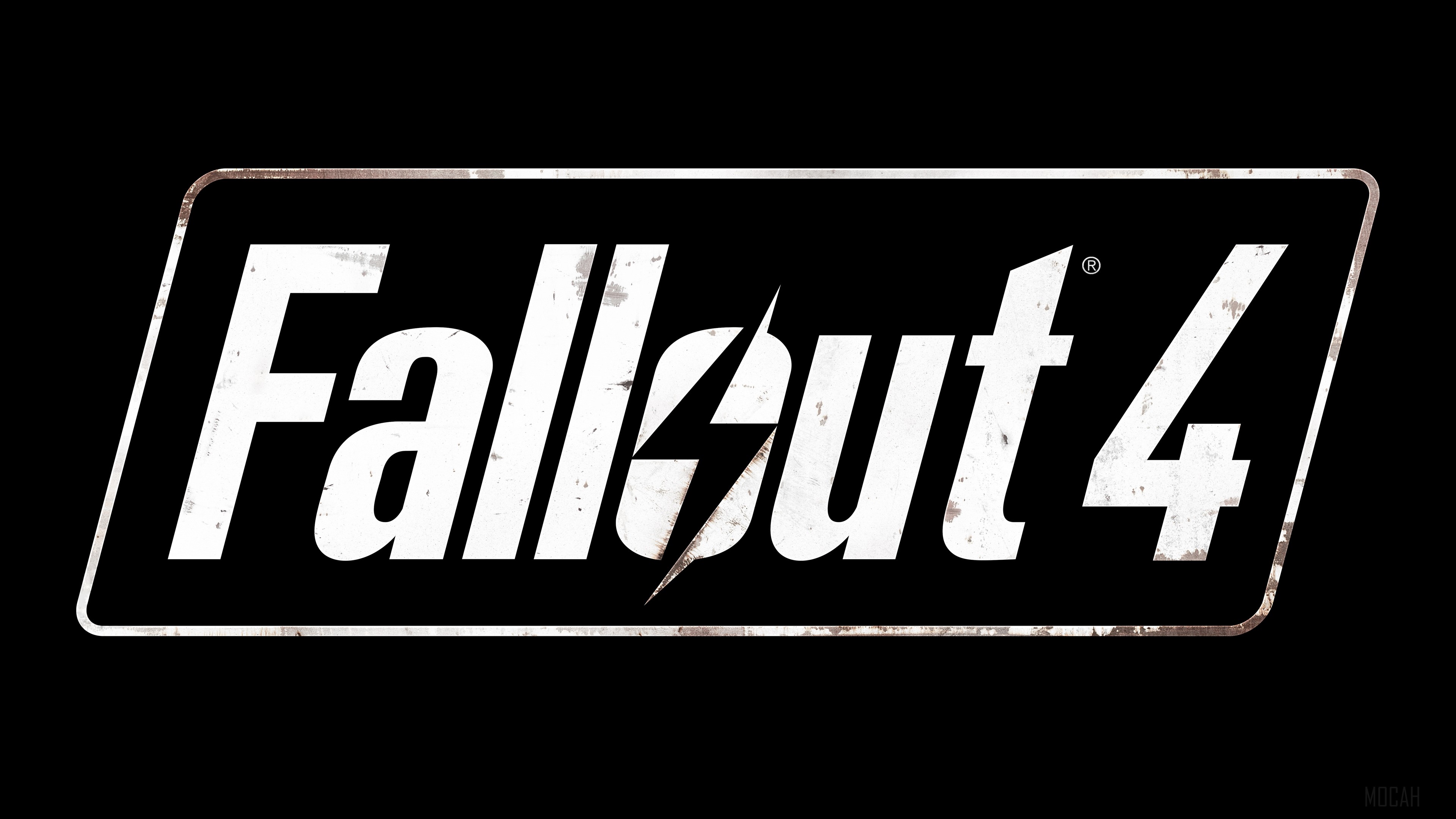 Fallout 4 4K logo HD Wallpaper