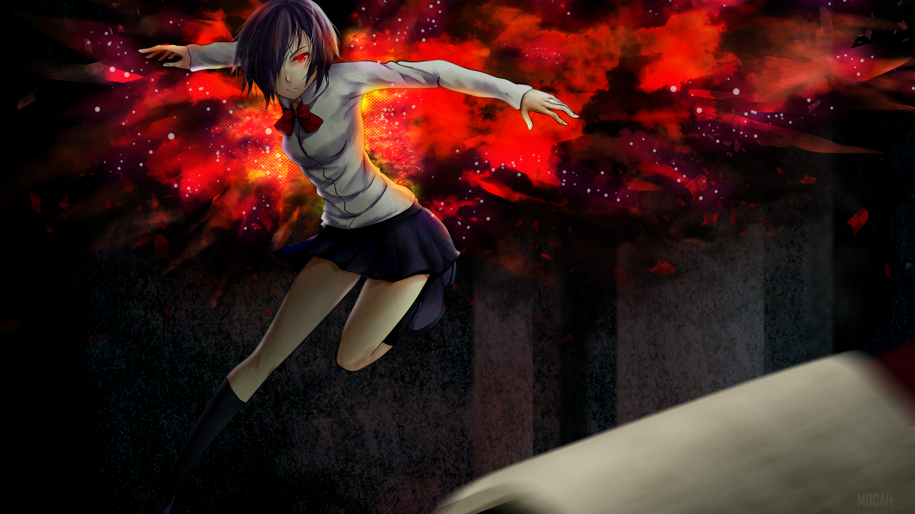 Touka Kirishima from Tokyo Ghoul 4K HD Wallpaper