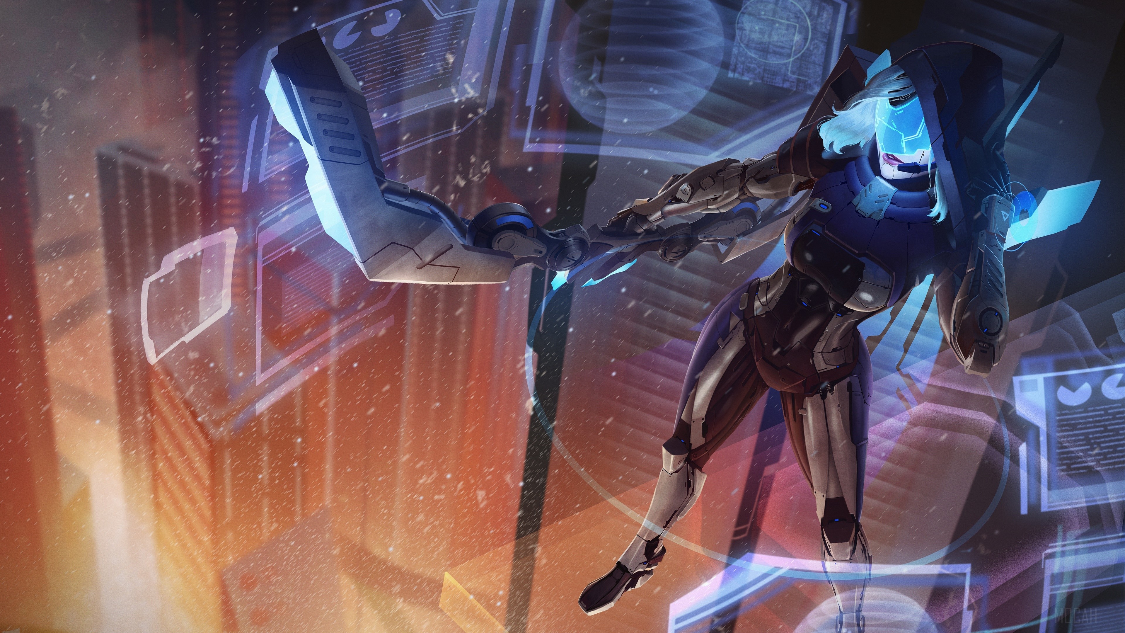 Ashe from League of Legends 4K HD Wallpaper