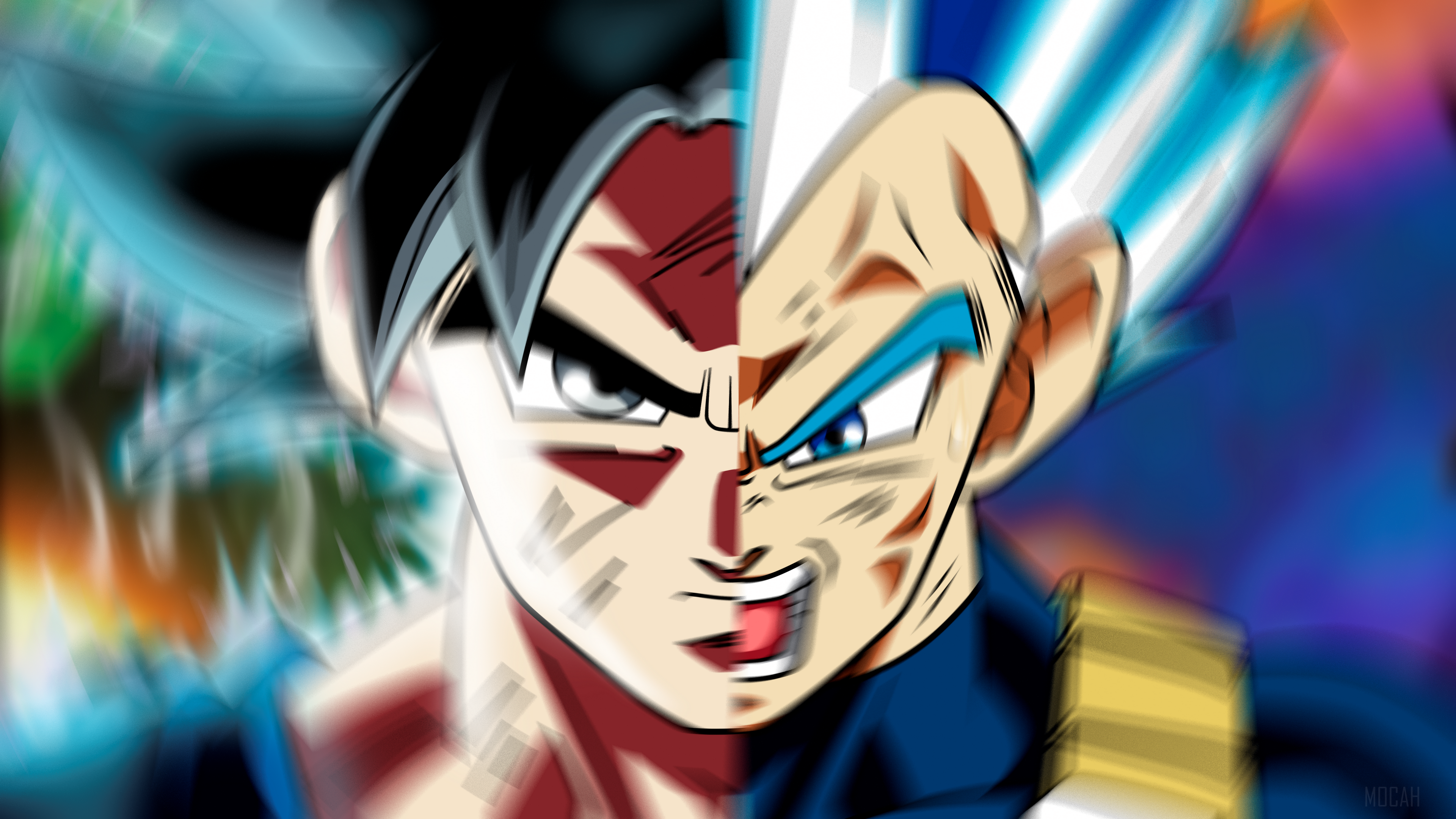 Goku and Vegeta from Dragon Ball Super 4K HD Wallpaper