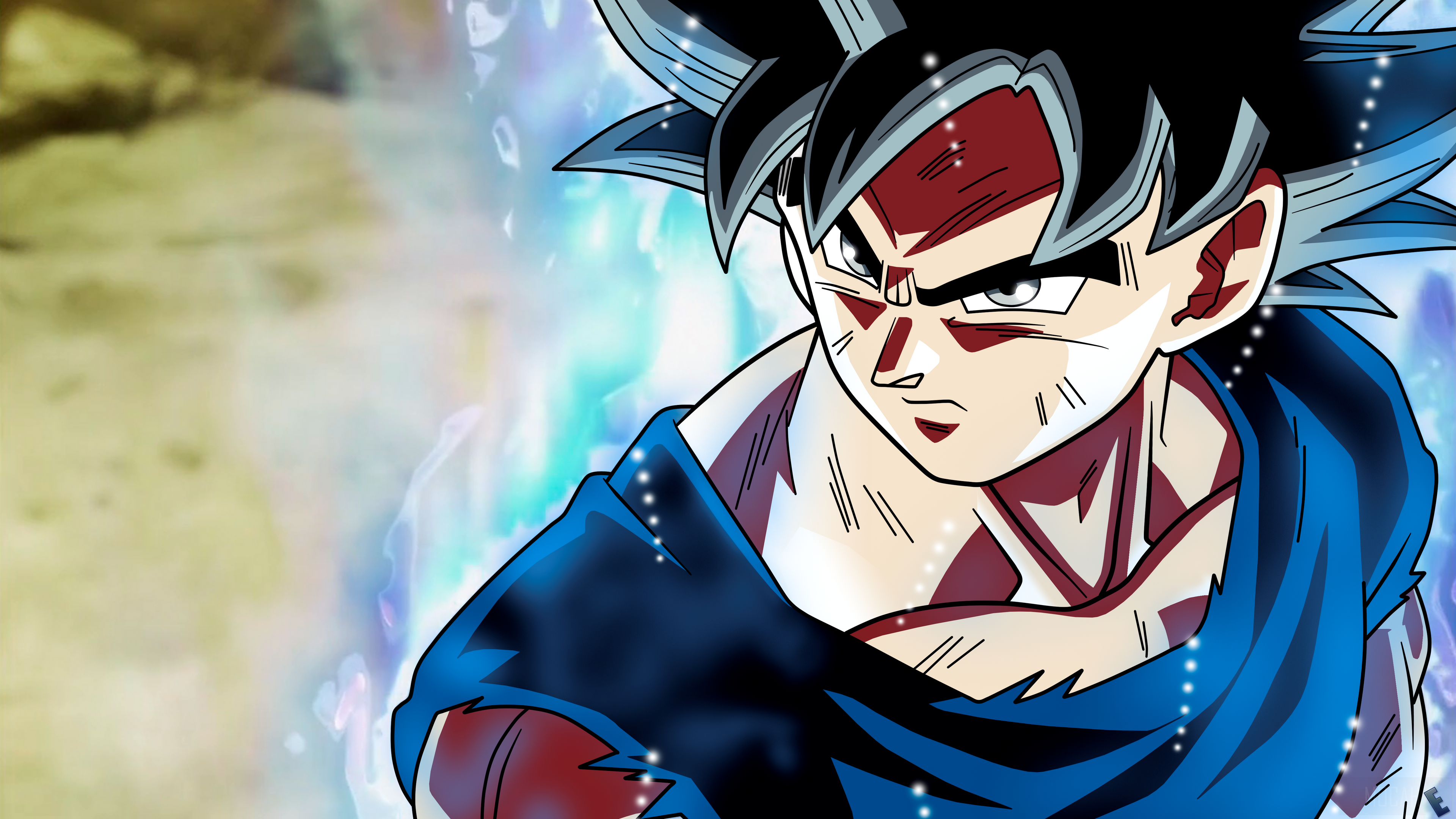Goku from Dragon Ball Ultra Instinct 4K HD Wallpaper