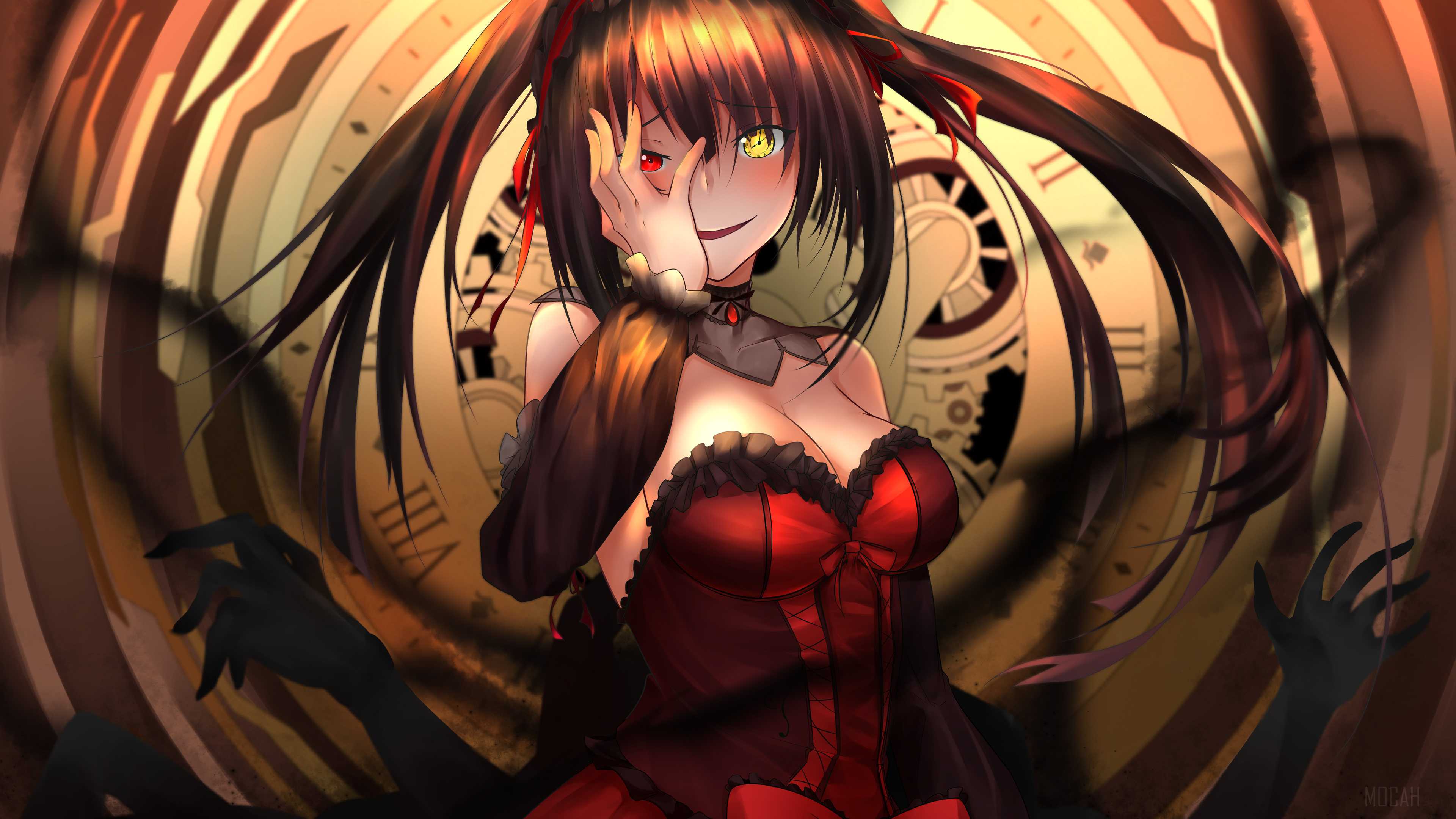 Kurumi Tokisaki from Date A Live 4K HD Wallpaper