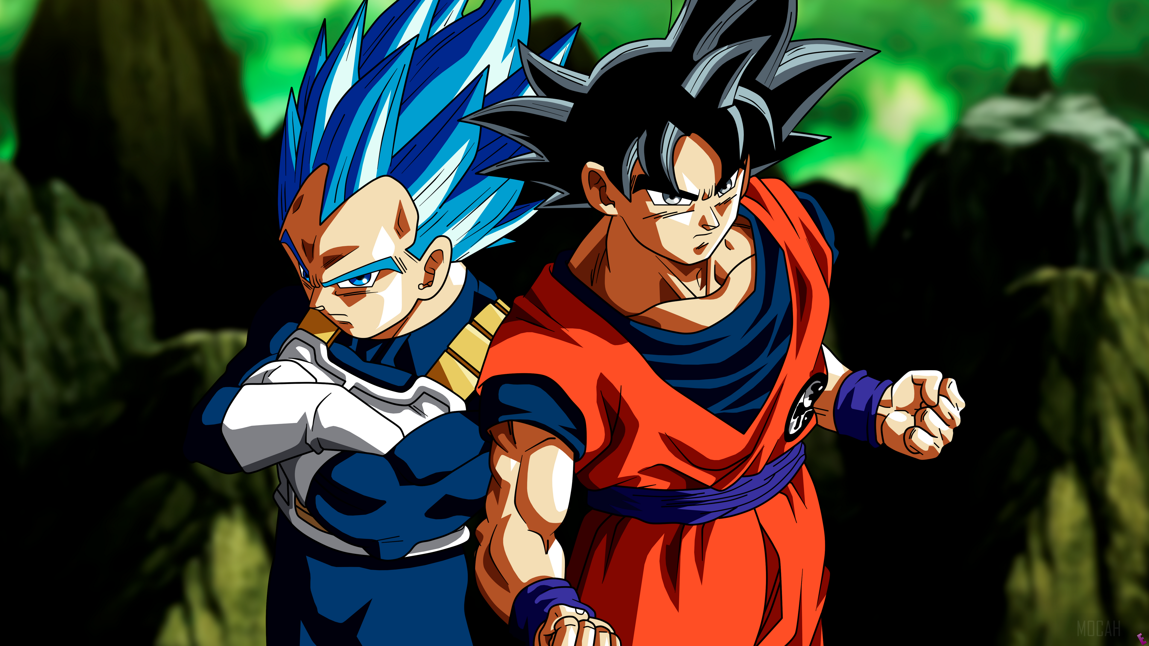 Goku and Vegeta from Dragon Ball 4K HD Wallpaper