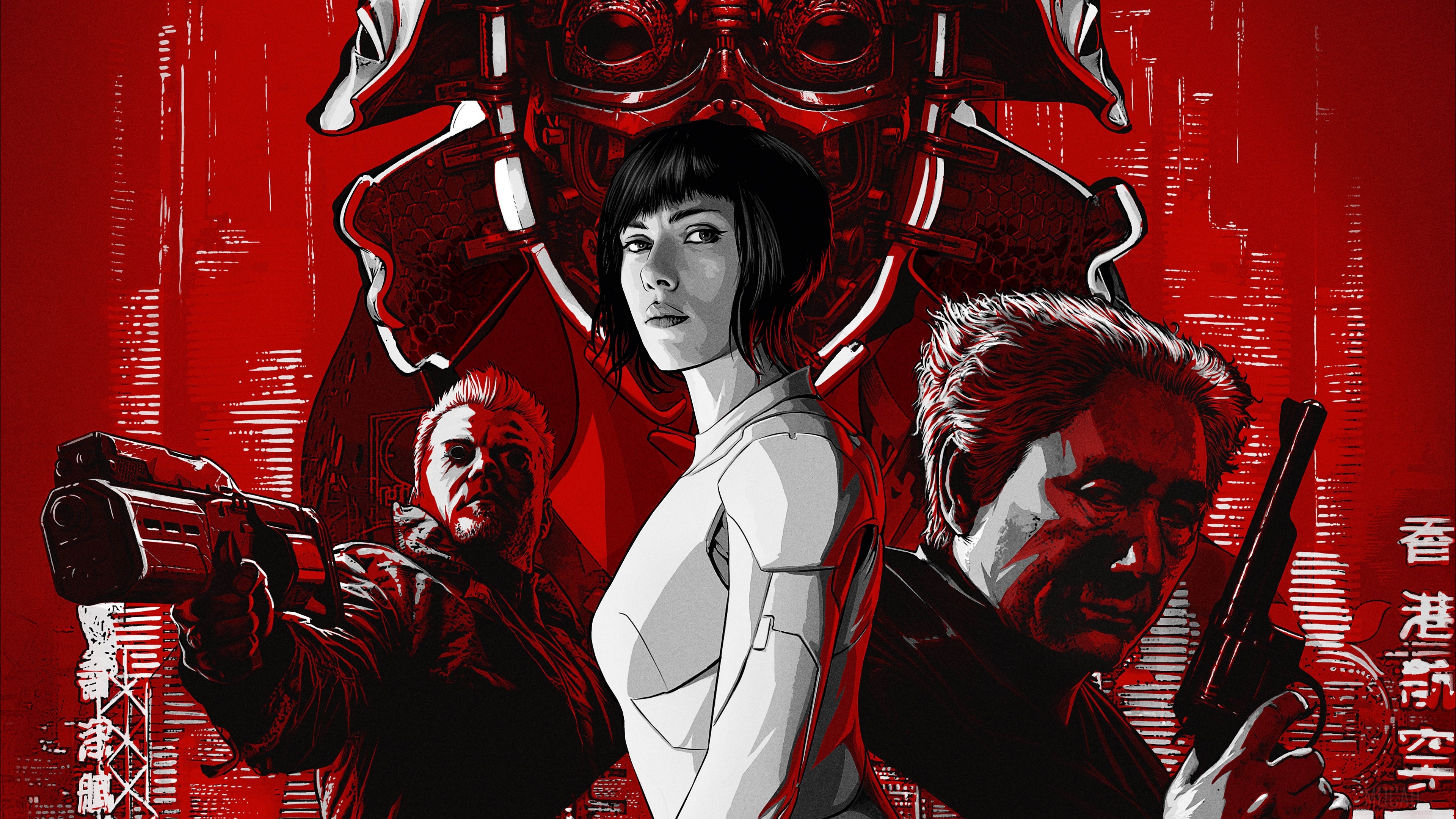 Ghost in the Shell 4K HD Wallpaper