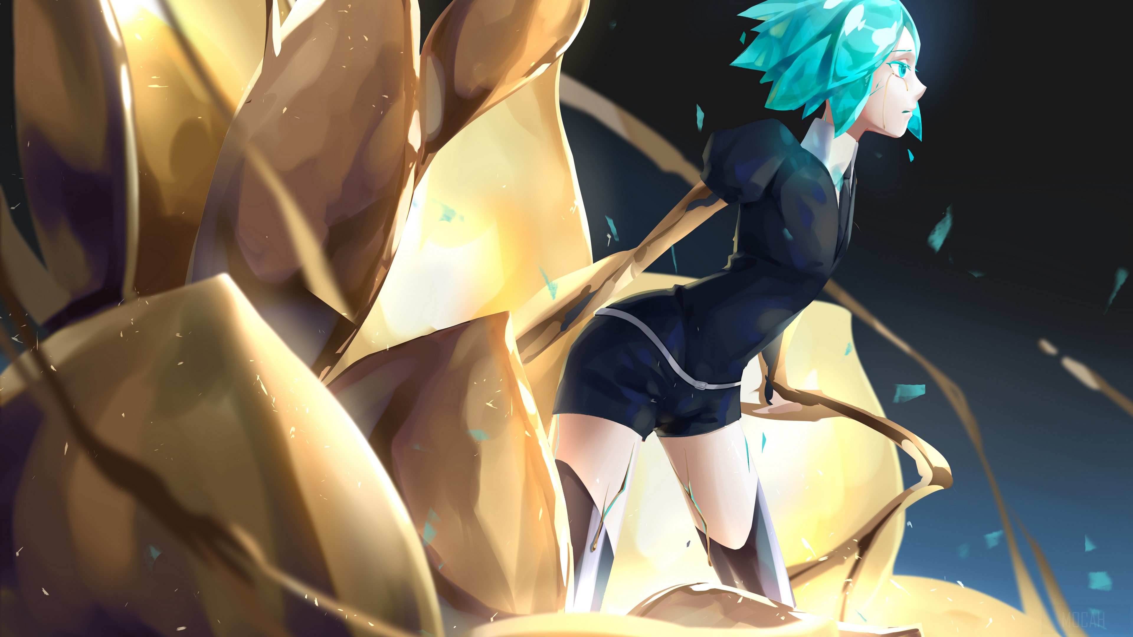 Phosphophyllite from Land of the Lustrous 4K HD Wallpaper