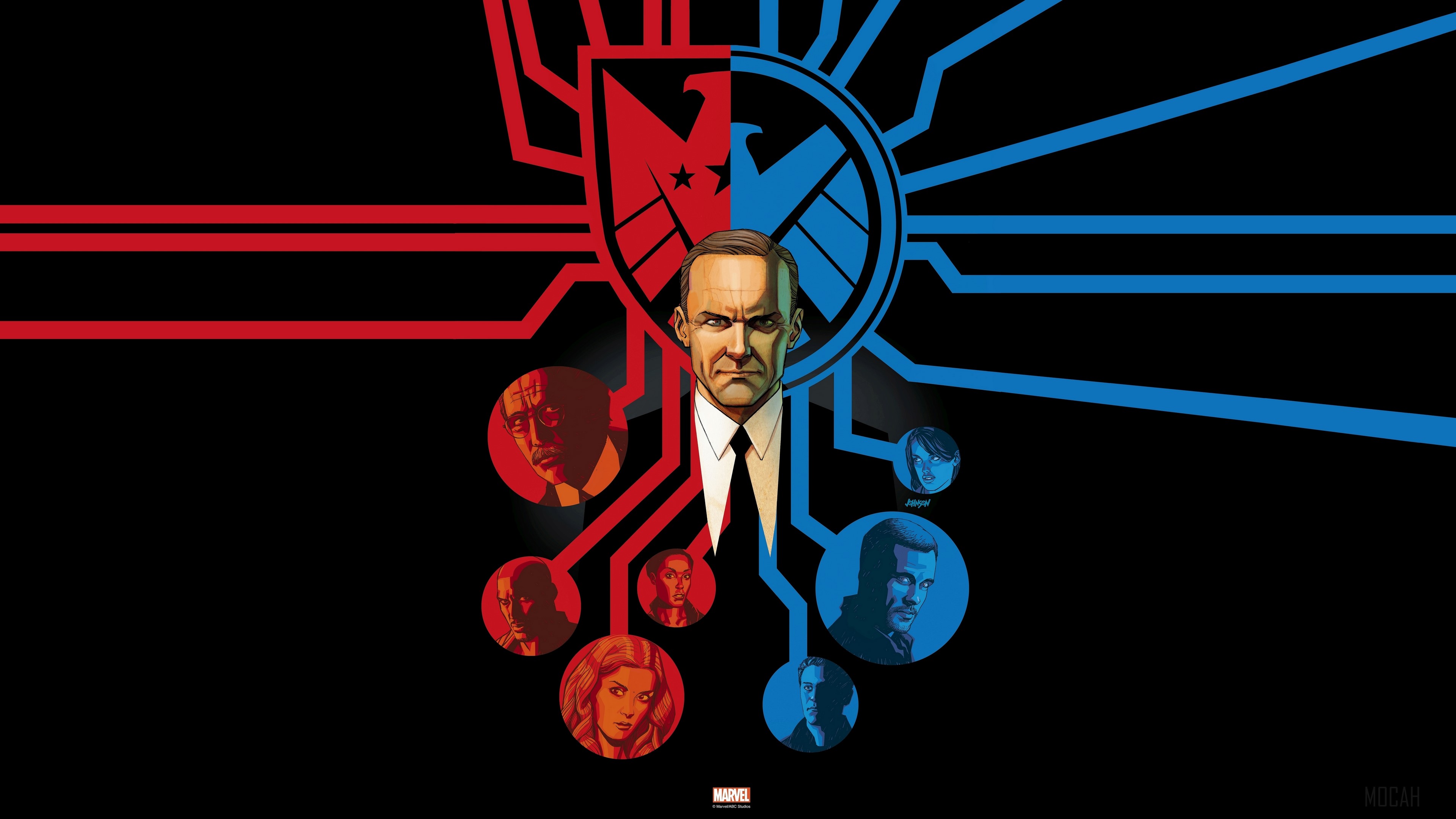 Marvel Comics Agents of S.H.I.E.L.D. 4K HD Wallpaper