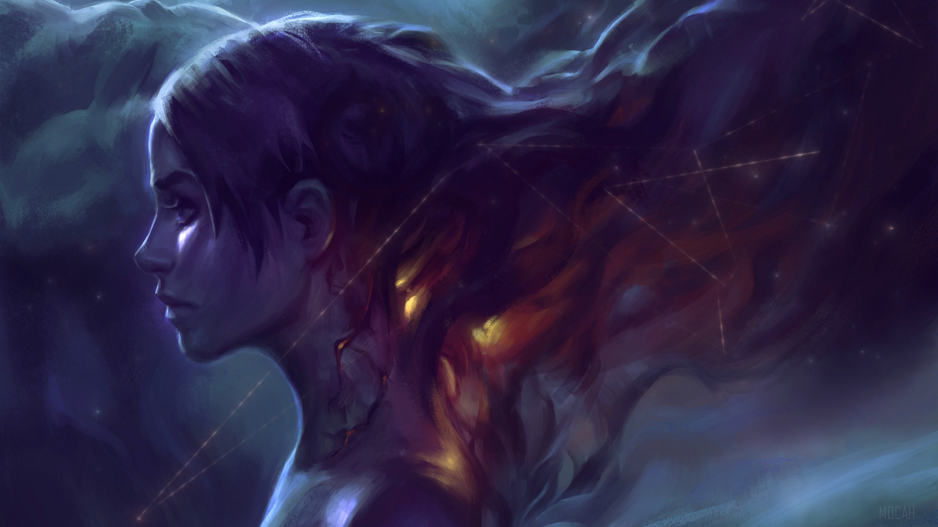 Artistic Fantasy Woman 4K HD Wallpaper