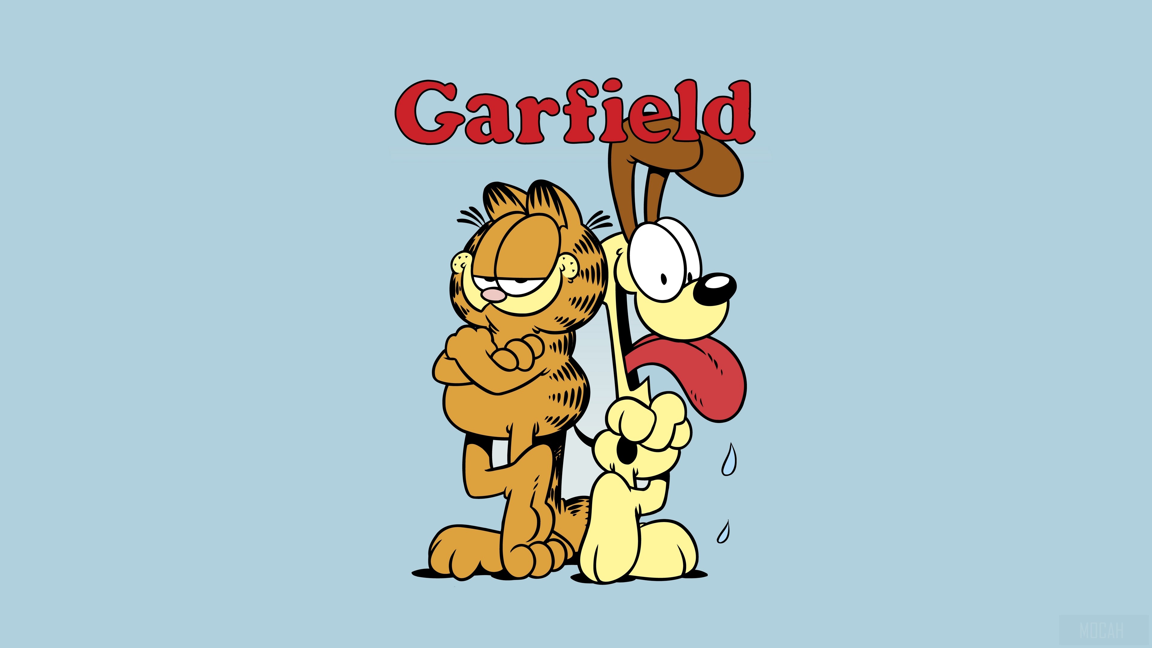 Garfield and Odie from Garfield 4K HD Wallpaper