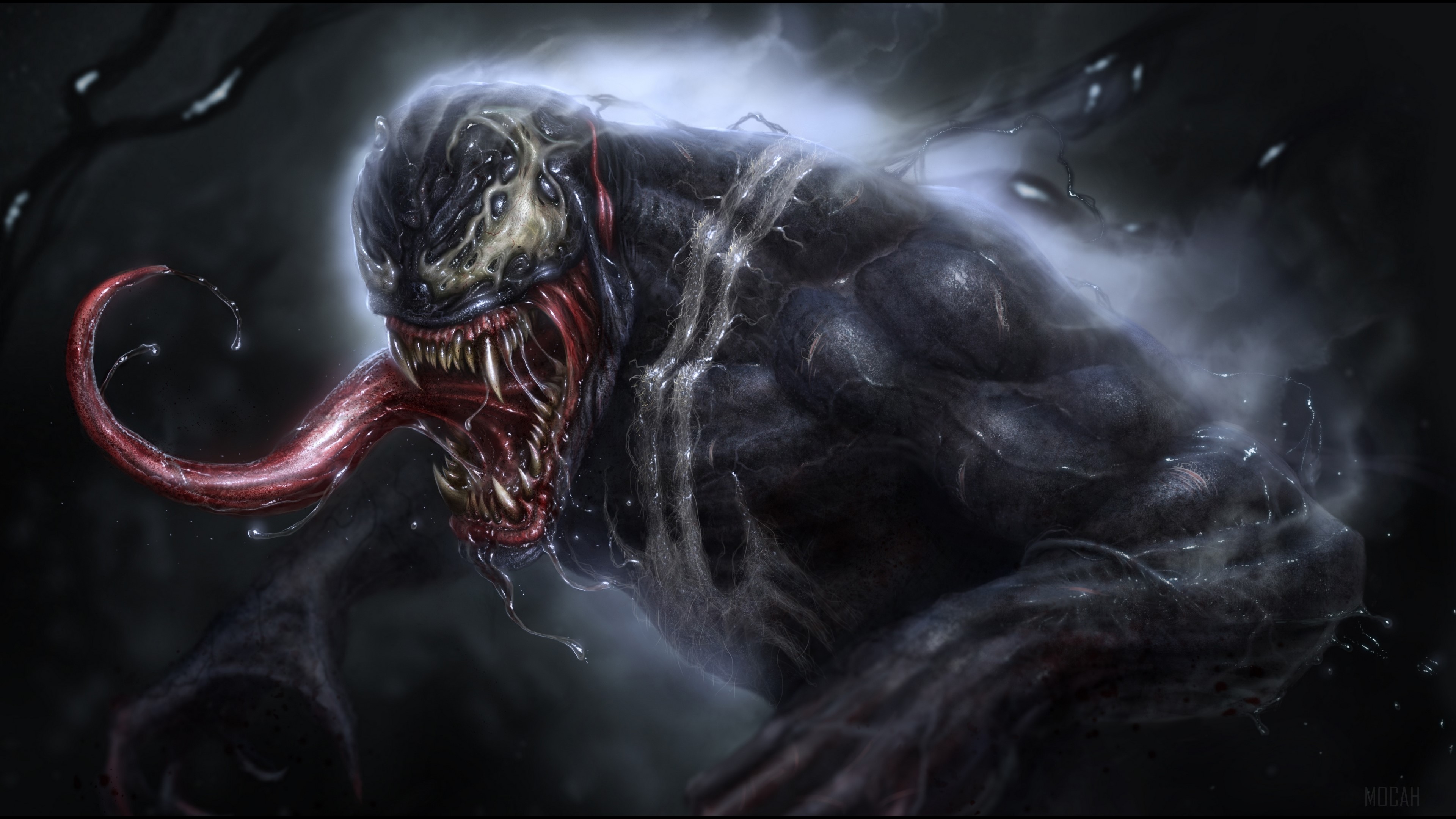 Venom from Marvel Comics 4K HD Wallpaper