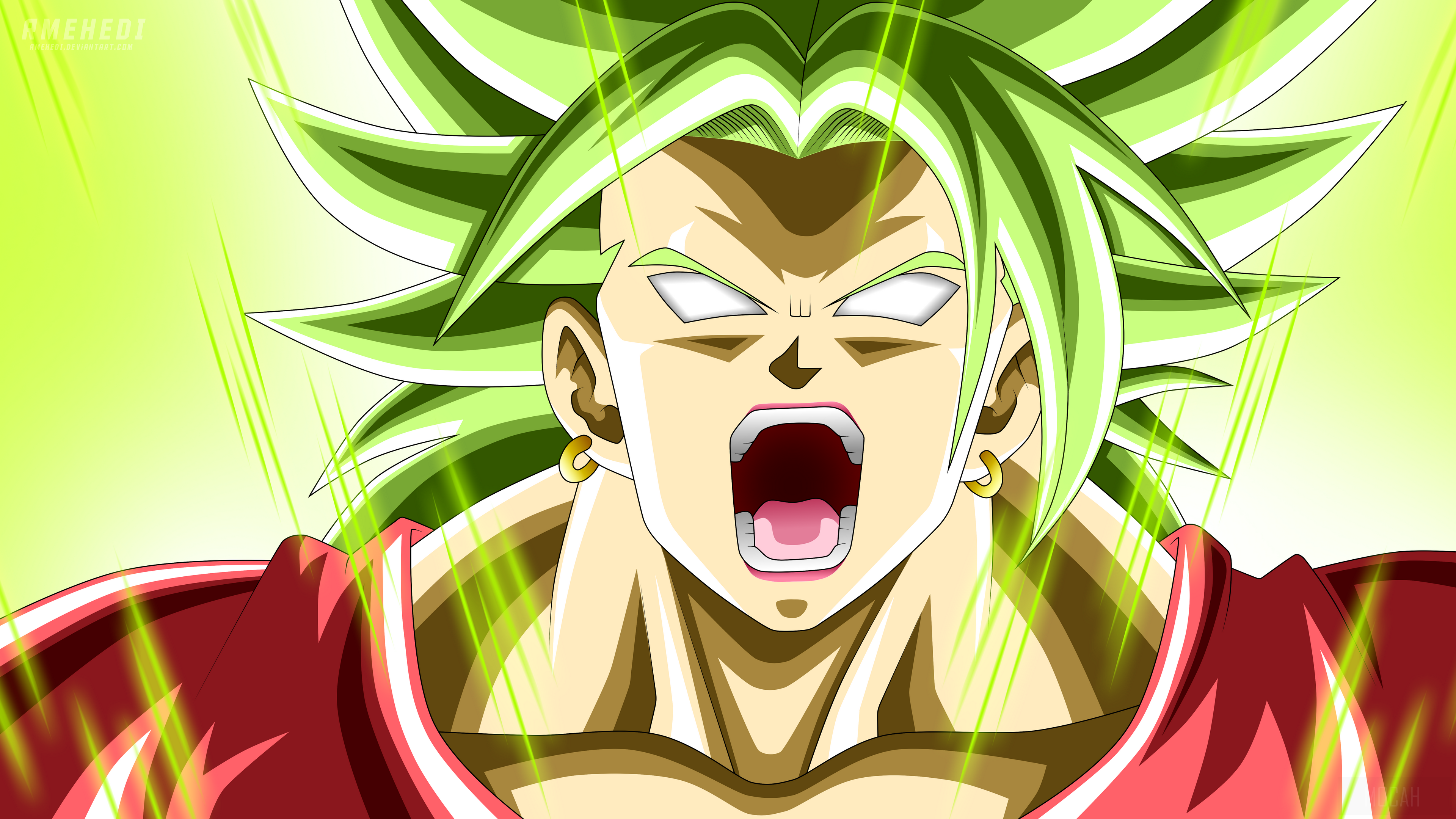 Kale from Dragon Ball Super 4K HD Wallpaper