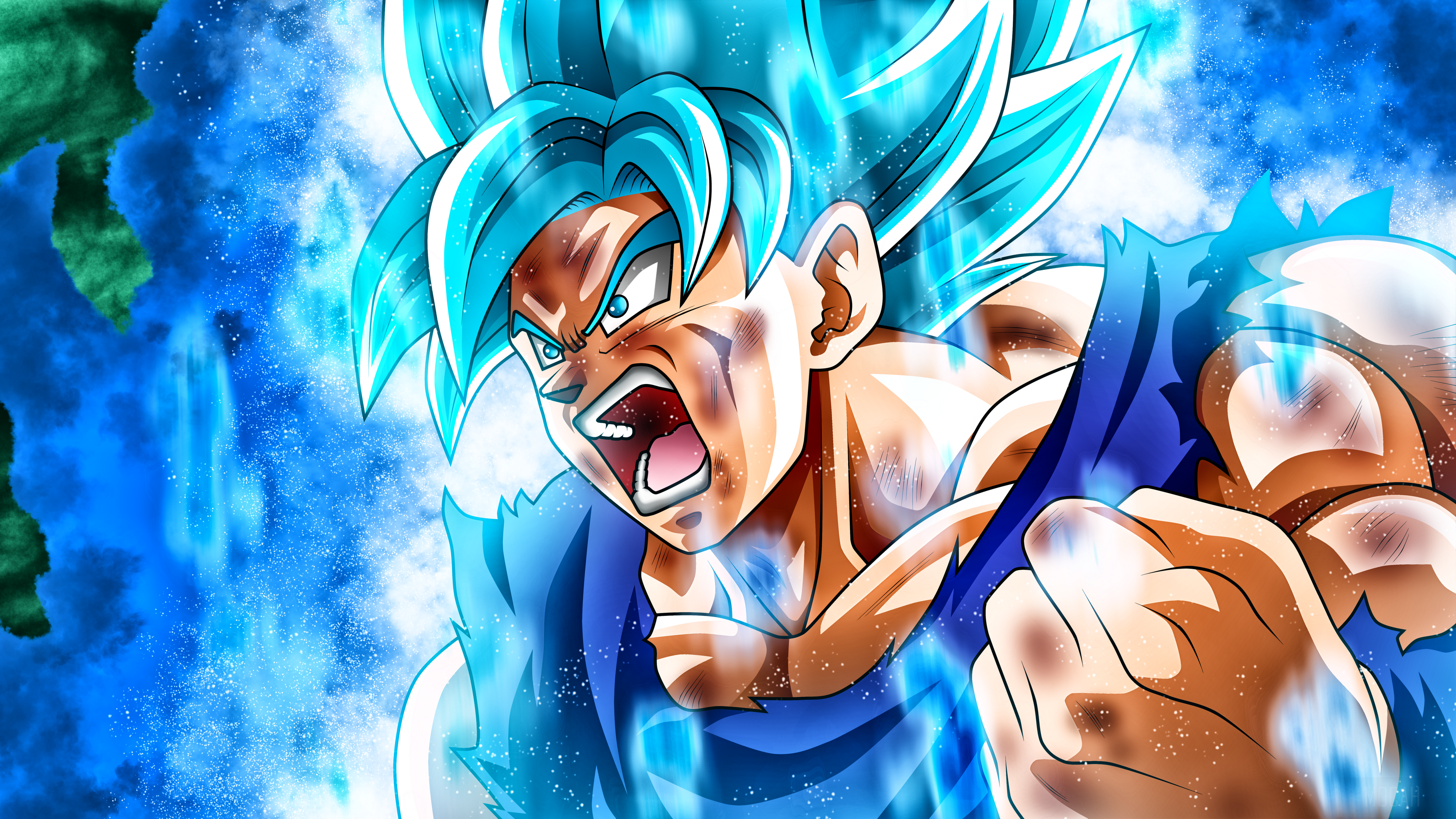 Goku Super Saiyan Blue 4K HD Wallpaper