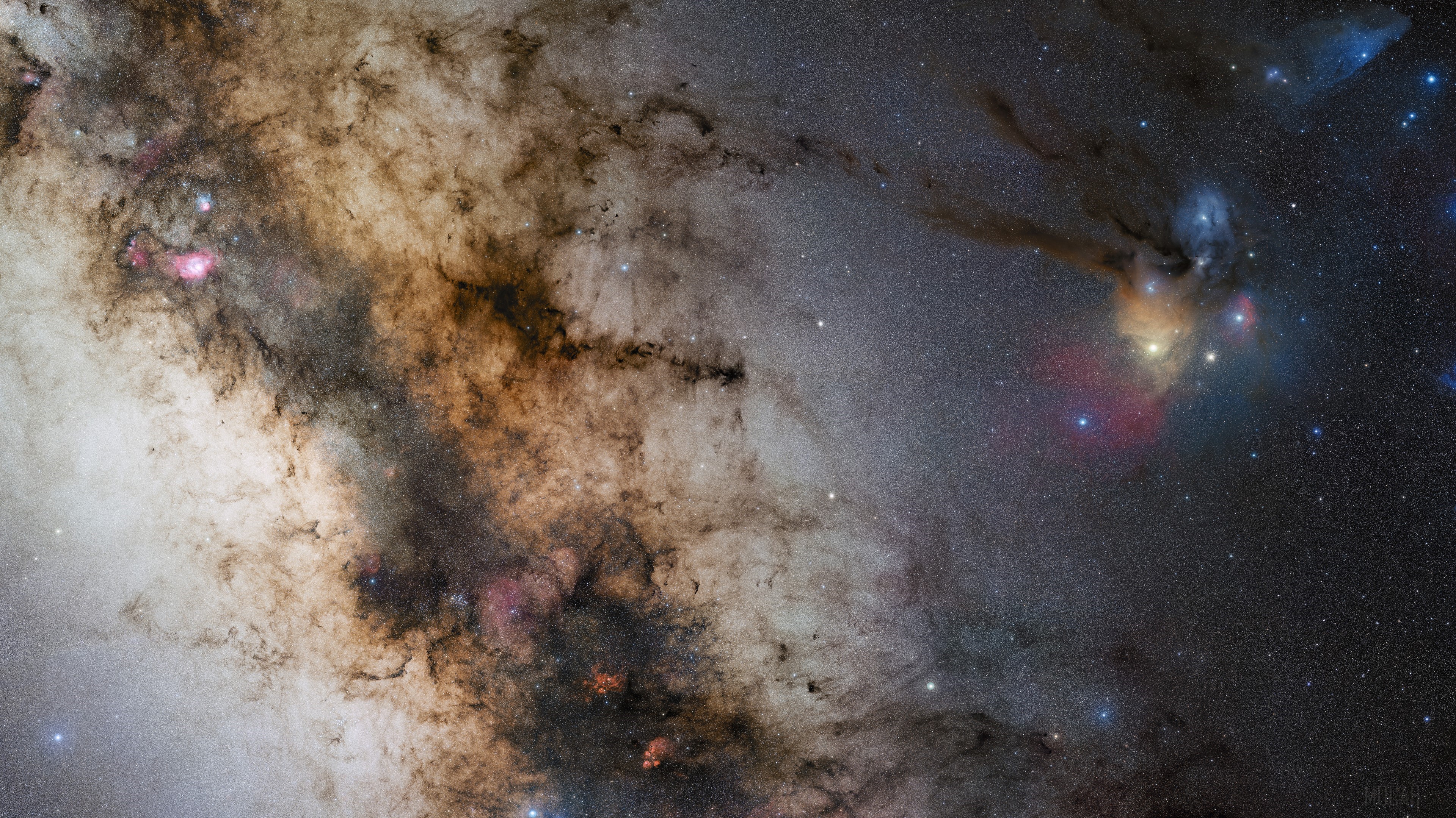 Nebula and Stars 4K HD Wallpaper
