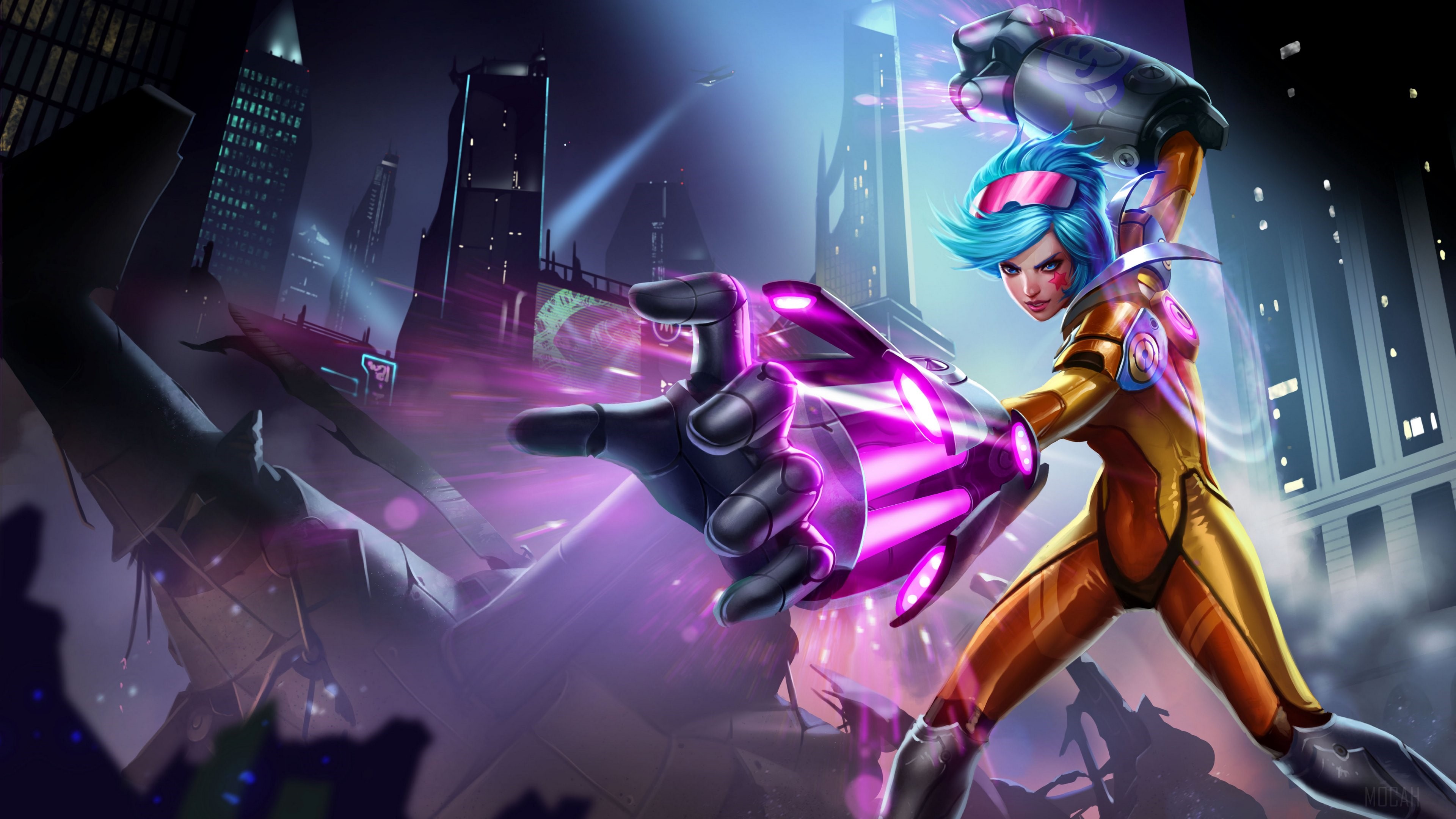 Vi from League of Legends 4K HD Wallpaper