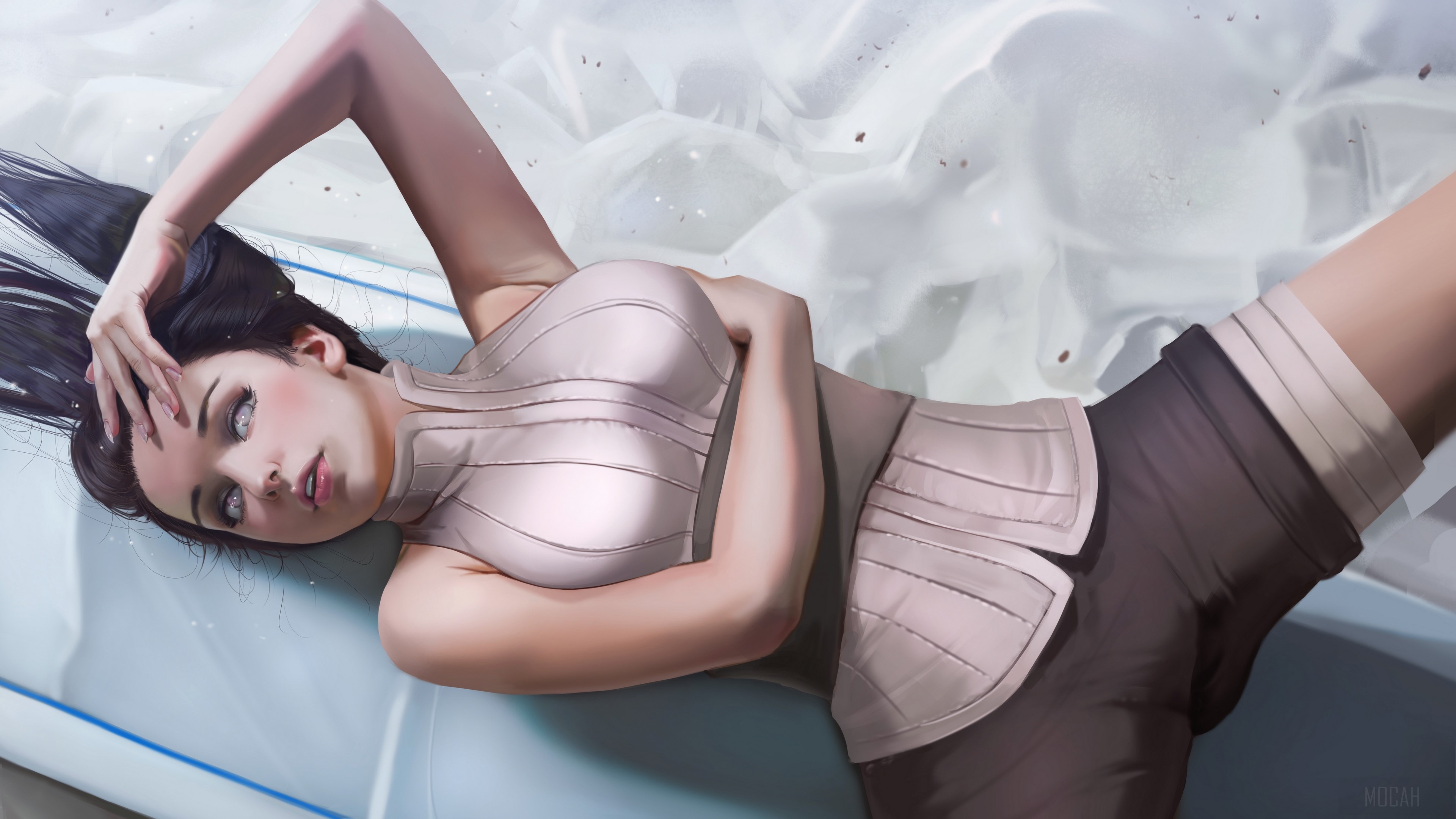 Hinata Hyuga Naruto 4K Elegant Pose HD Wallpaper
