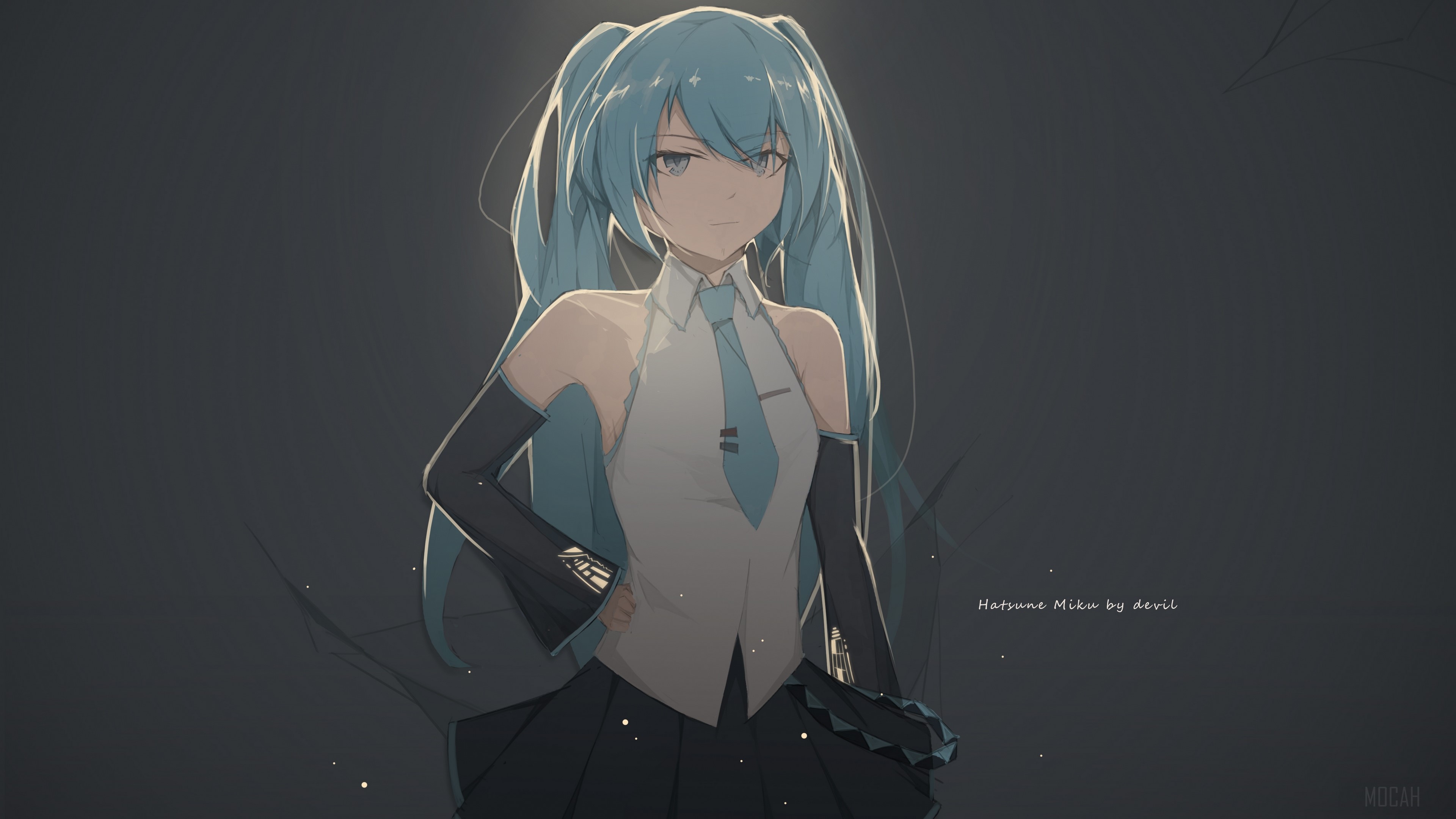 Hatsune Miku 4K HD Wallpaper
