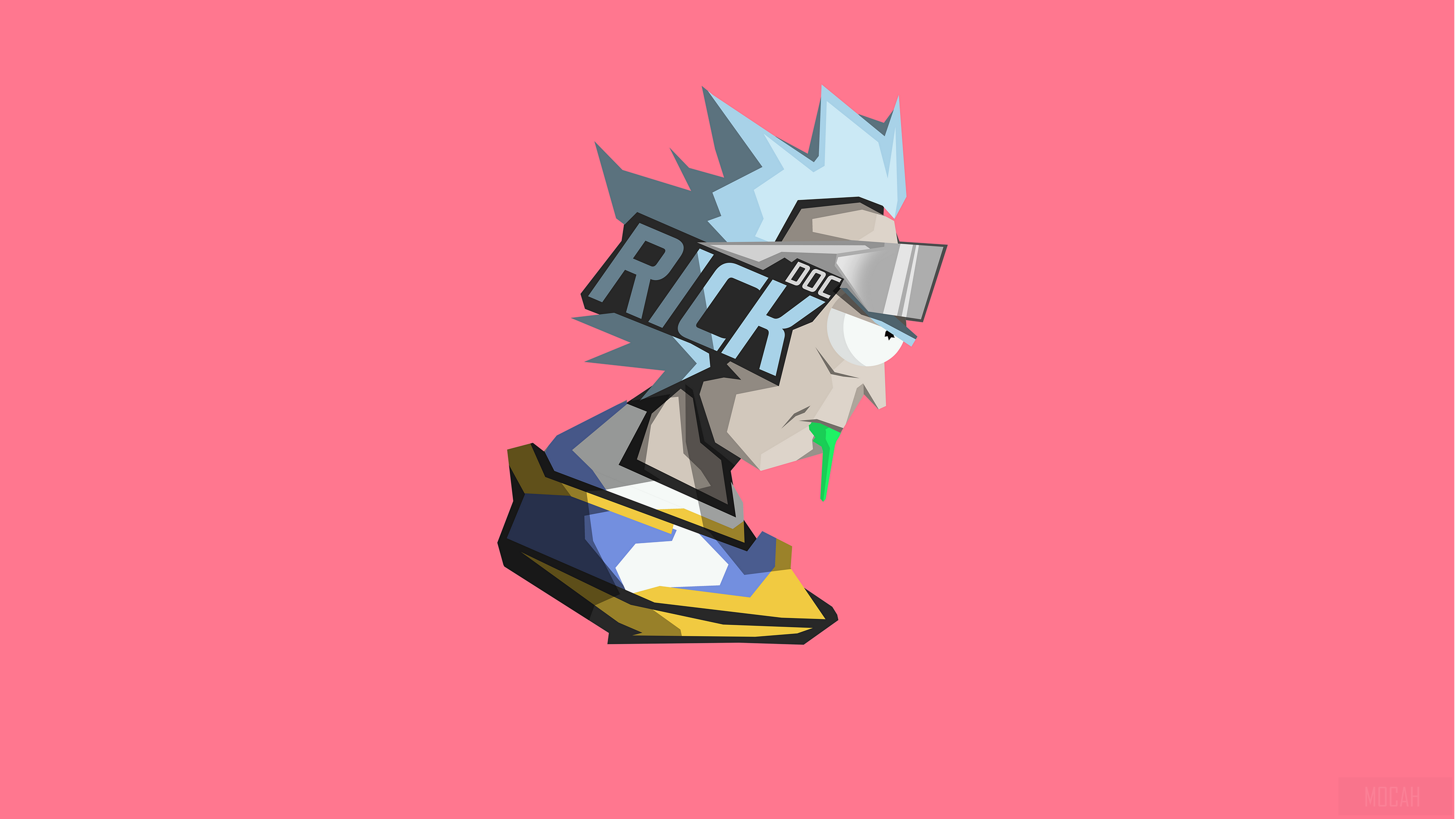 Rick Sanchez from Rick and Morty 4K HD Wallpaper
