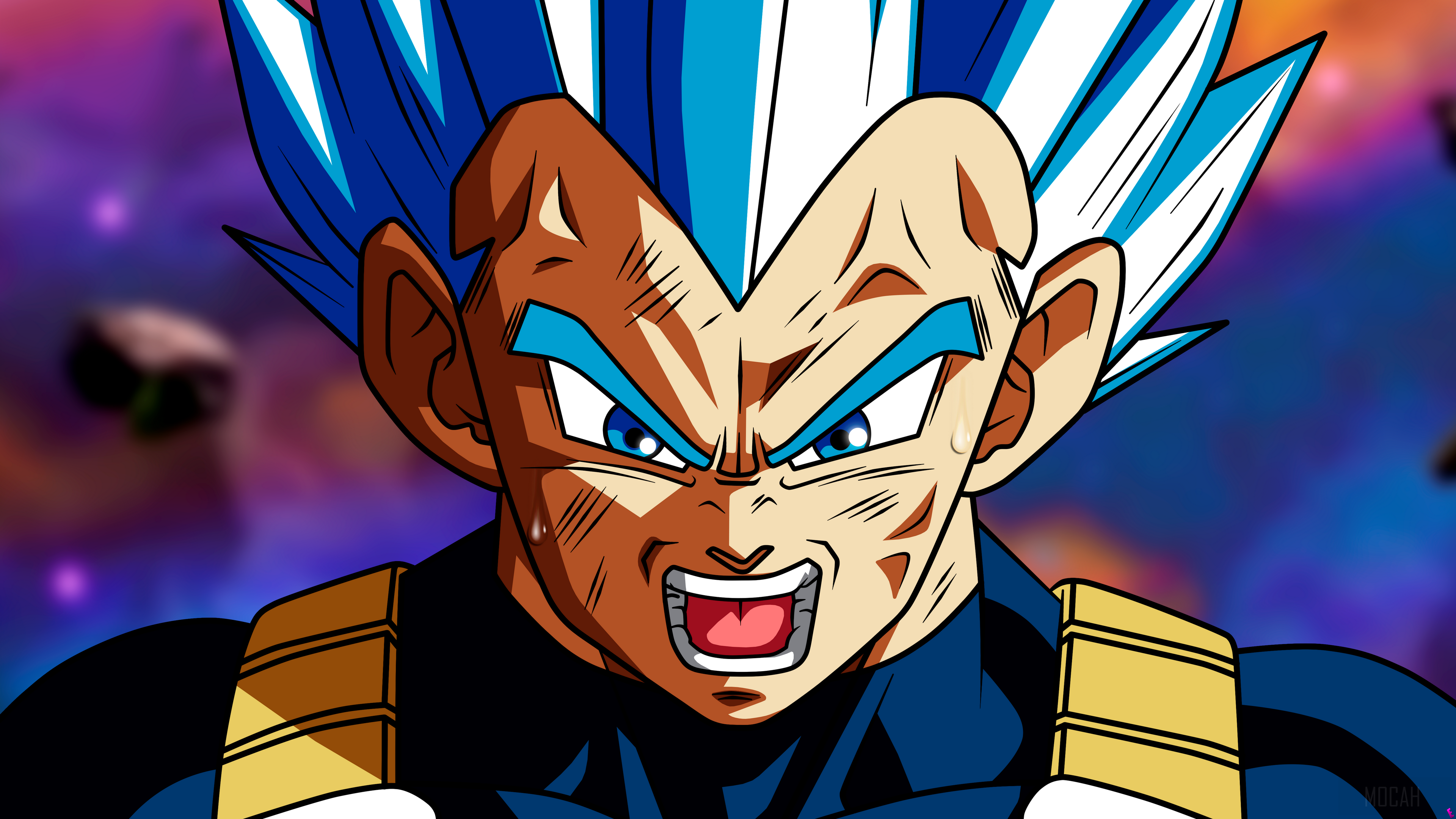 Vegeta from Dragon Ball 4K HD Wallpaper