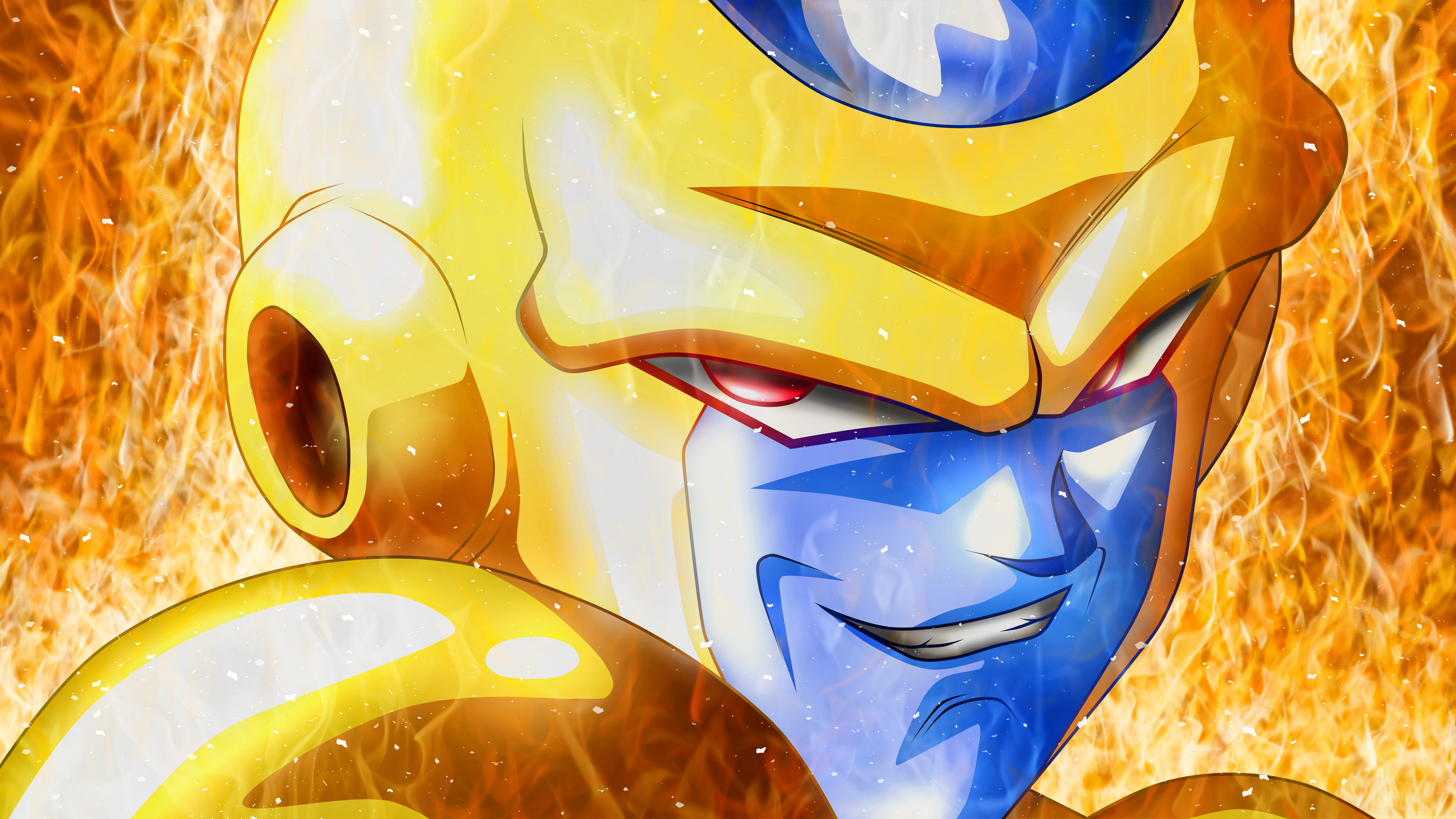 Golden Frieza from Dragon Ball Super 4K HD Wallpaper