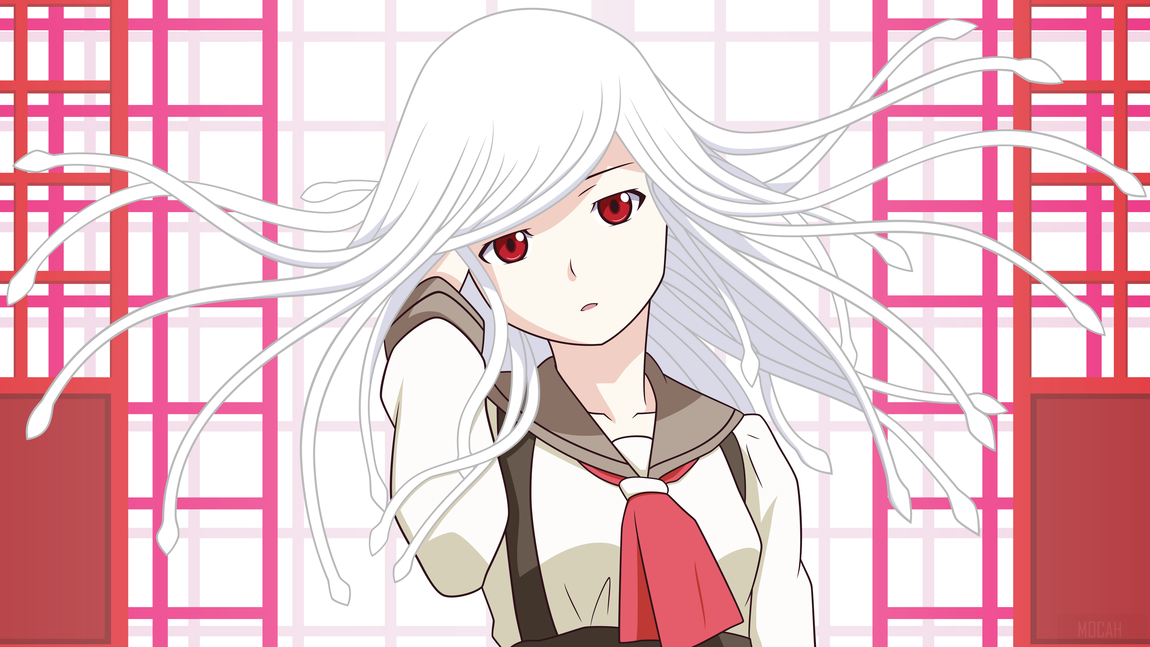 Nadeko Sengoku from Monogatari Series 4K HD Wallpaper