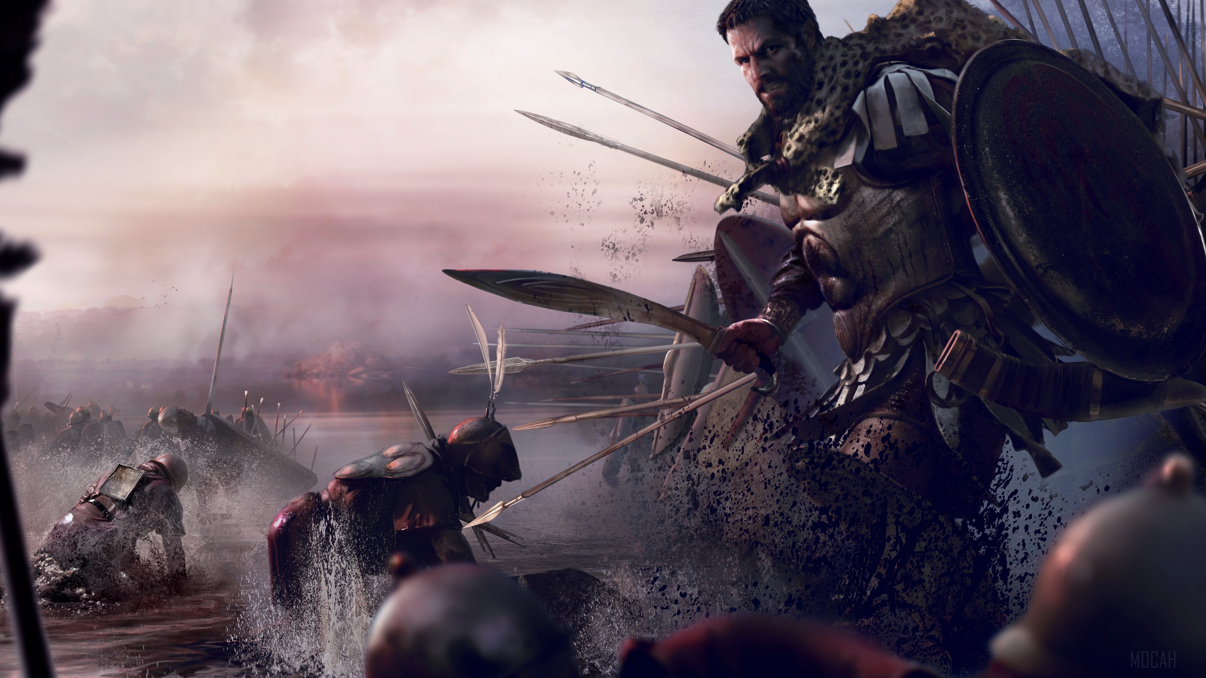 Total War: Rome II 4K battle scene HD Wallpaper