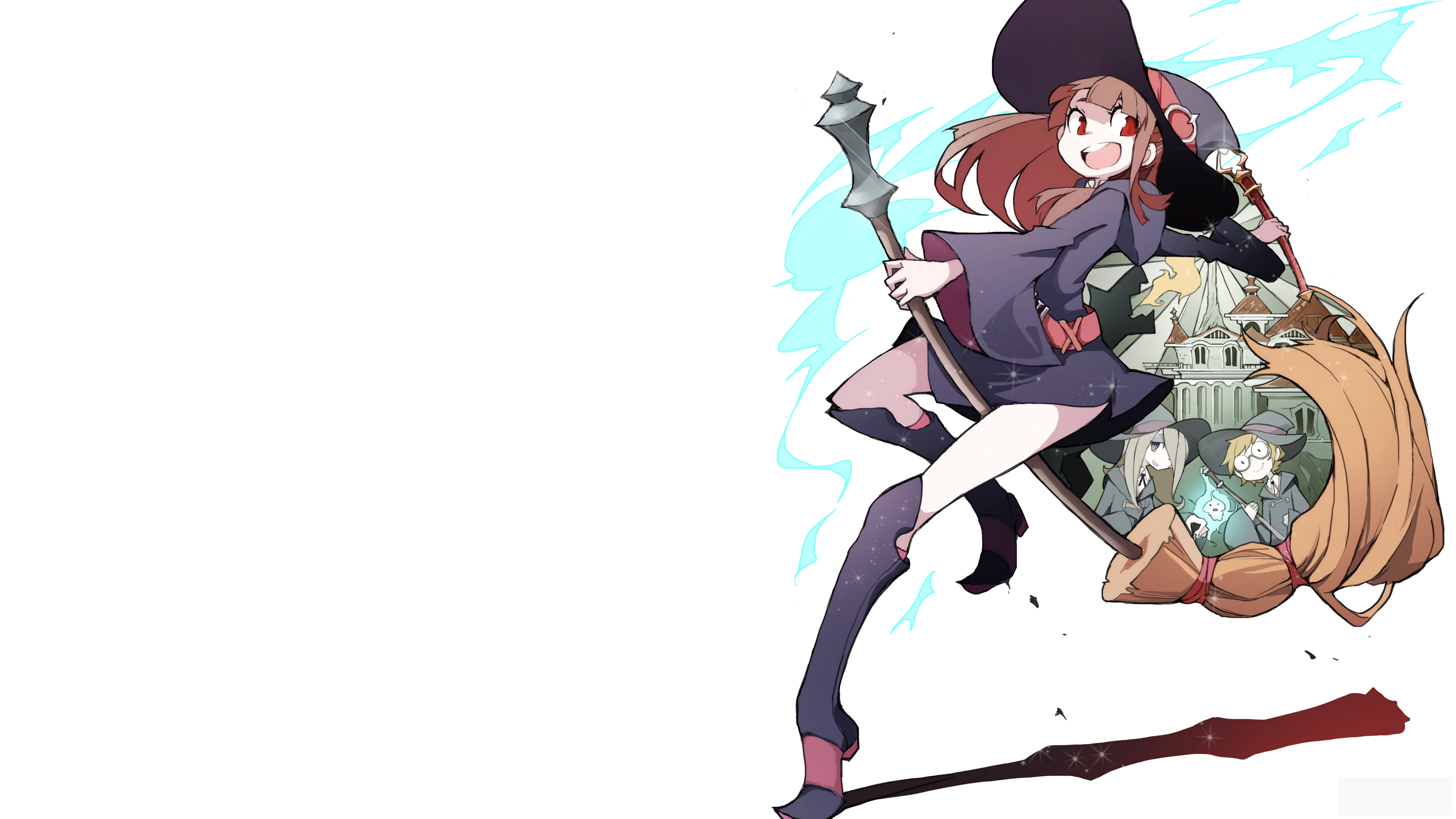 Atsuko Kagari from Little Witch Academia 4K HD Wallpaper