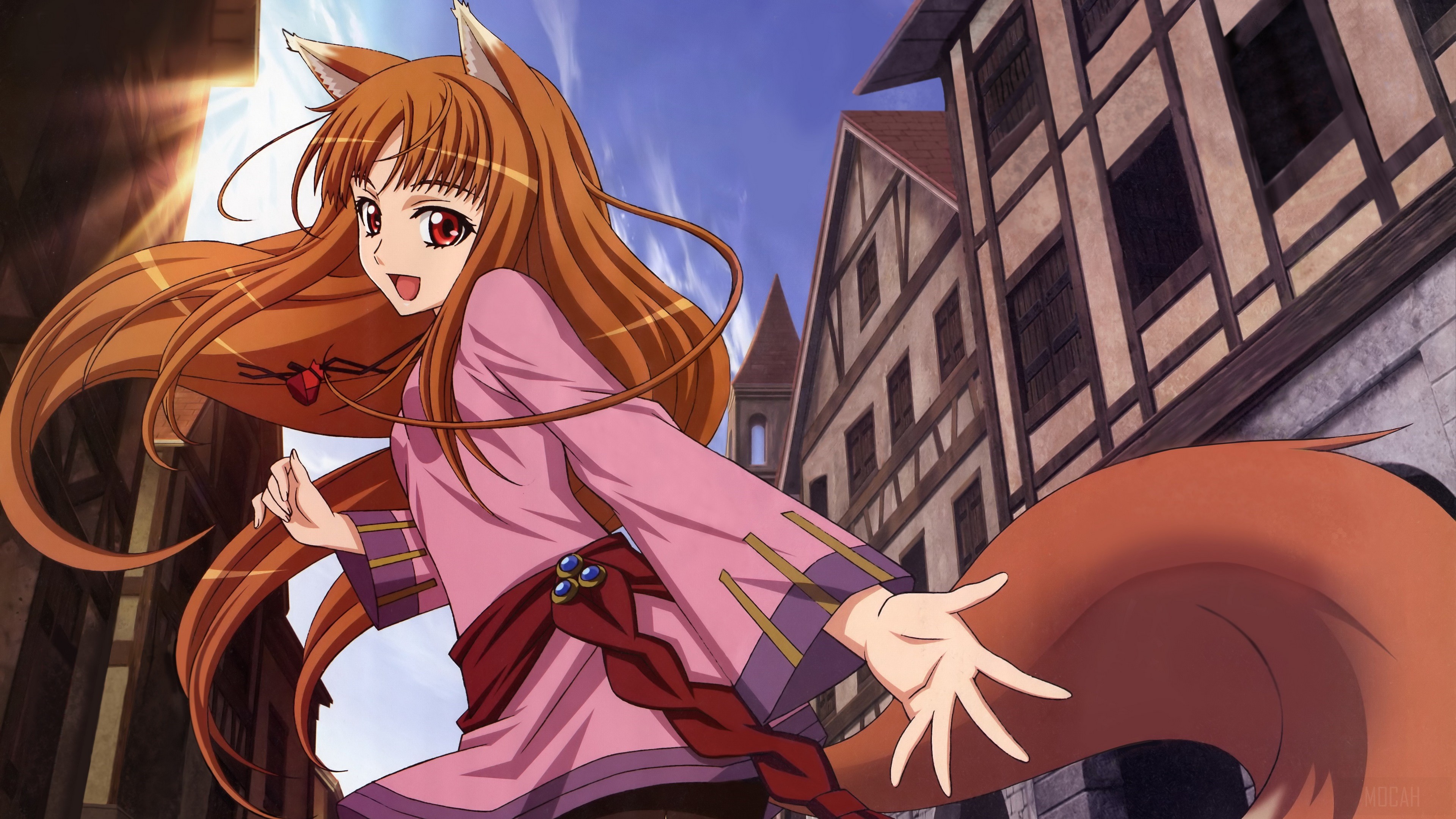 Holo from Spice and Wolf HD Wallpaper