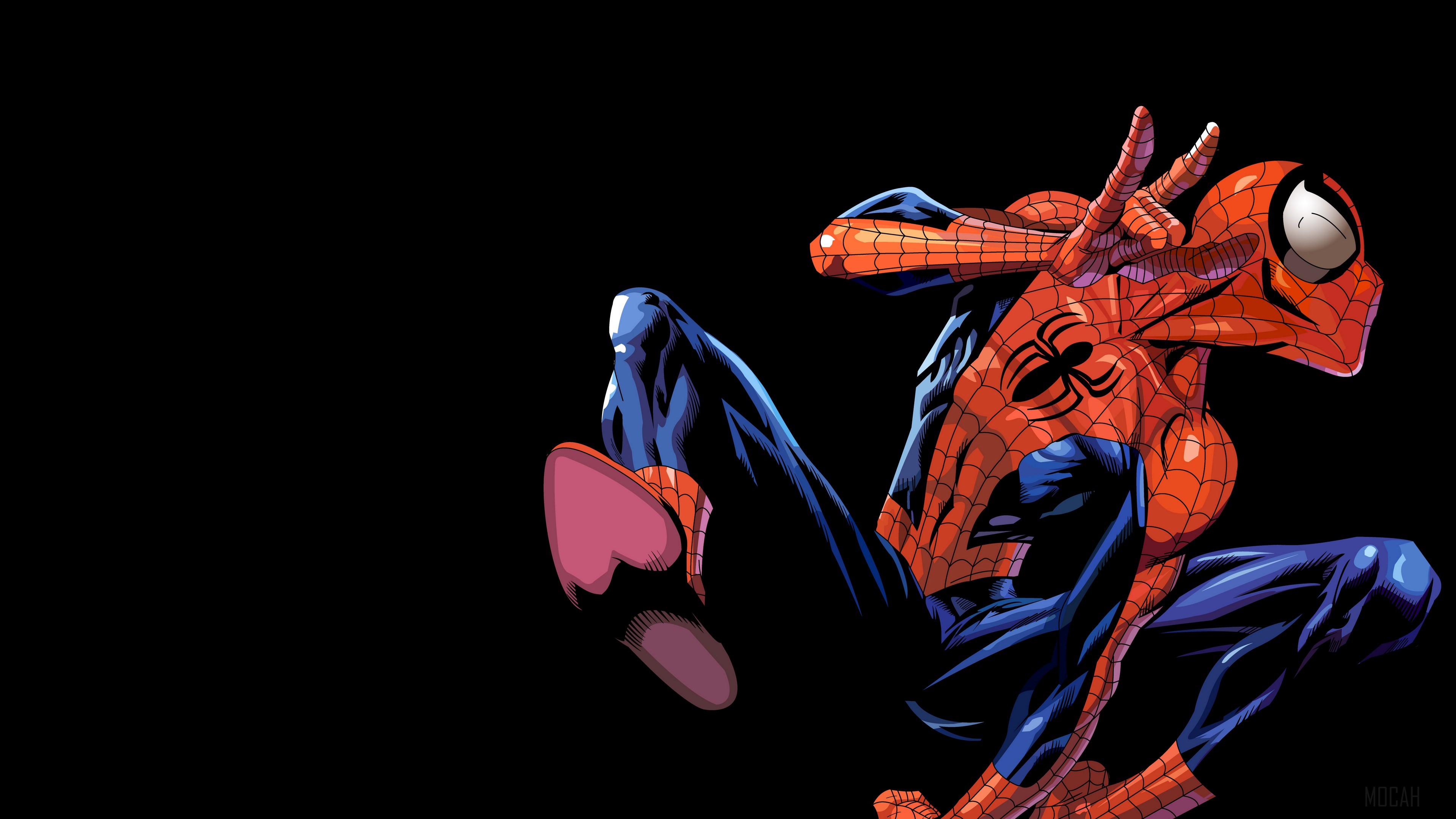 Spider-Man in Action HD Wallpaper
