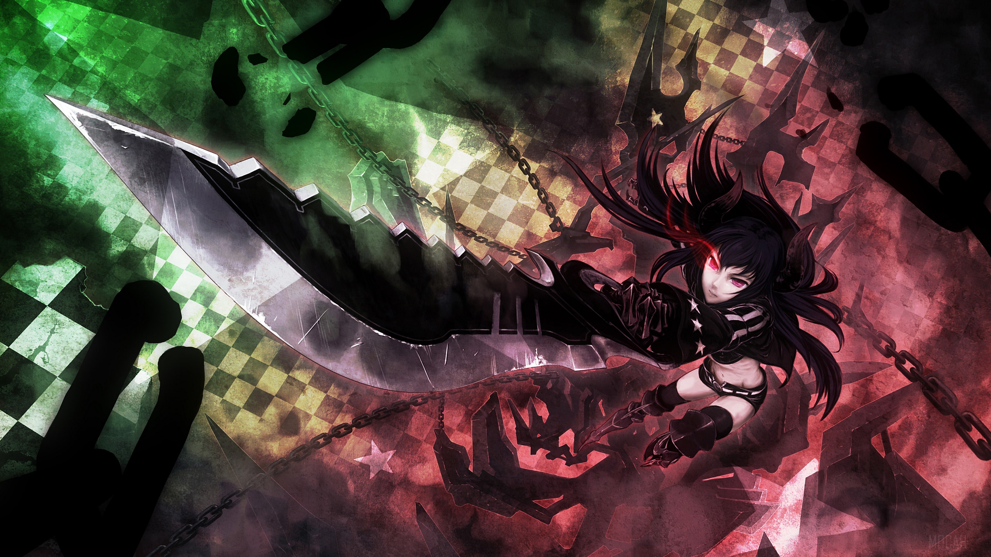 Black Gold Saw HD Wallpaper