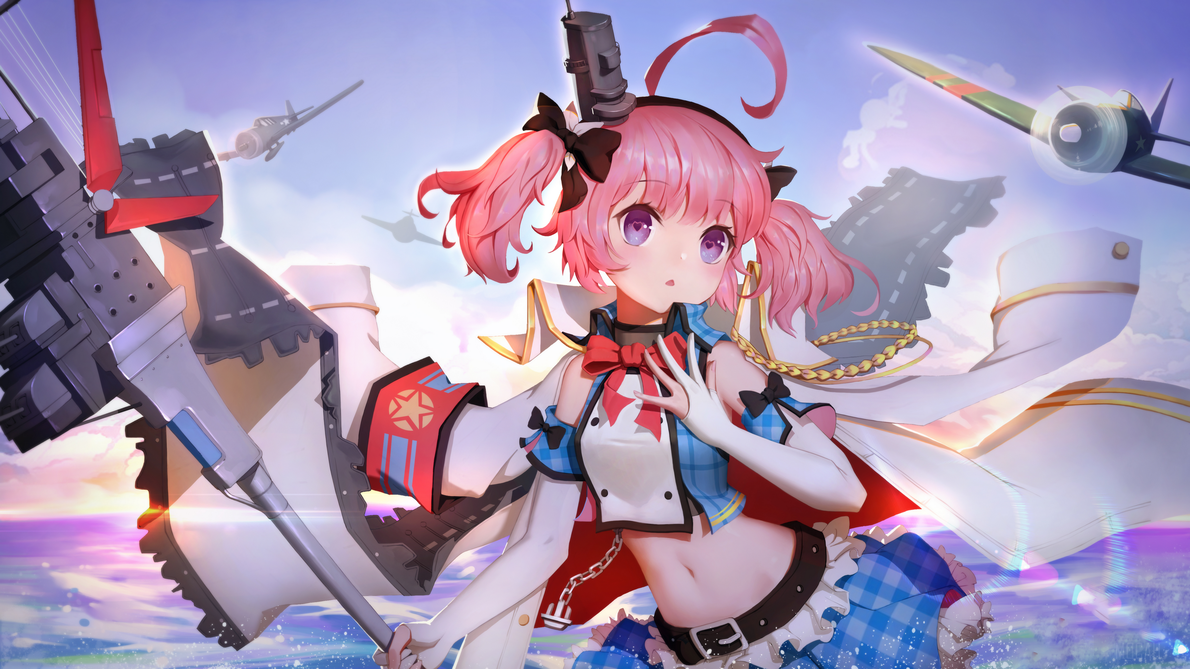 Saratoga from Azur Lane in 4K HD Wallpaper