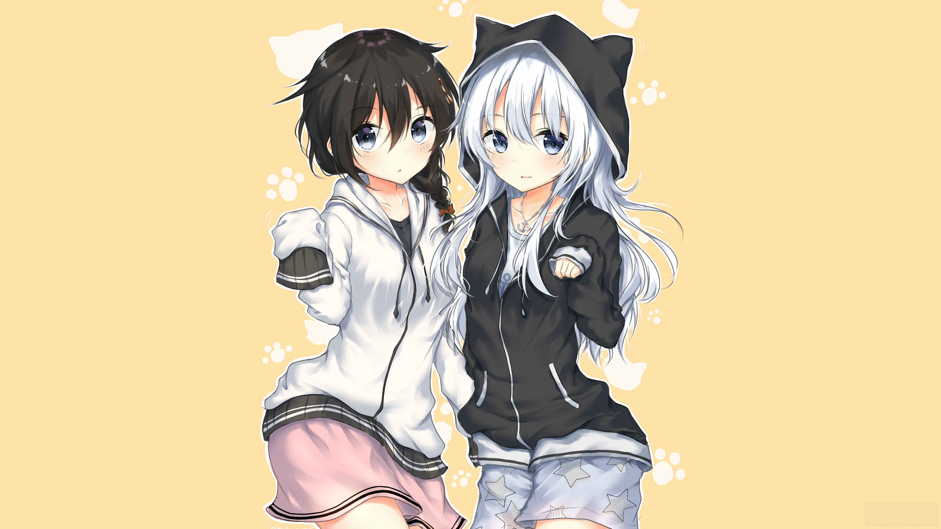 Hibiki and Shigure 4K HD Wallpaper