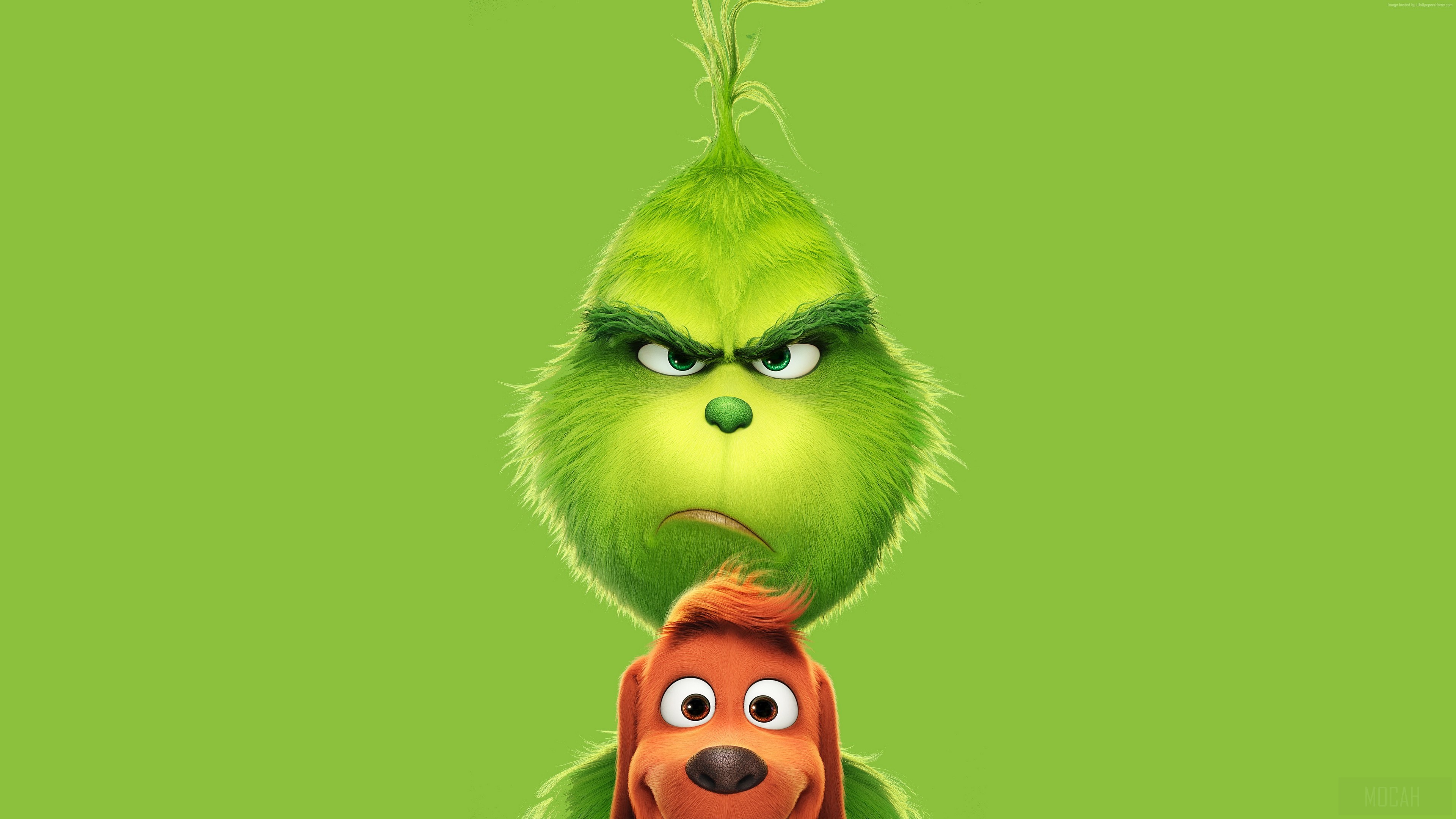 The Grinch and Max from The Grinch 4K HD Wallpaper