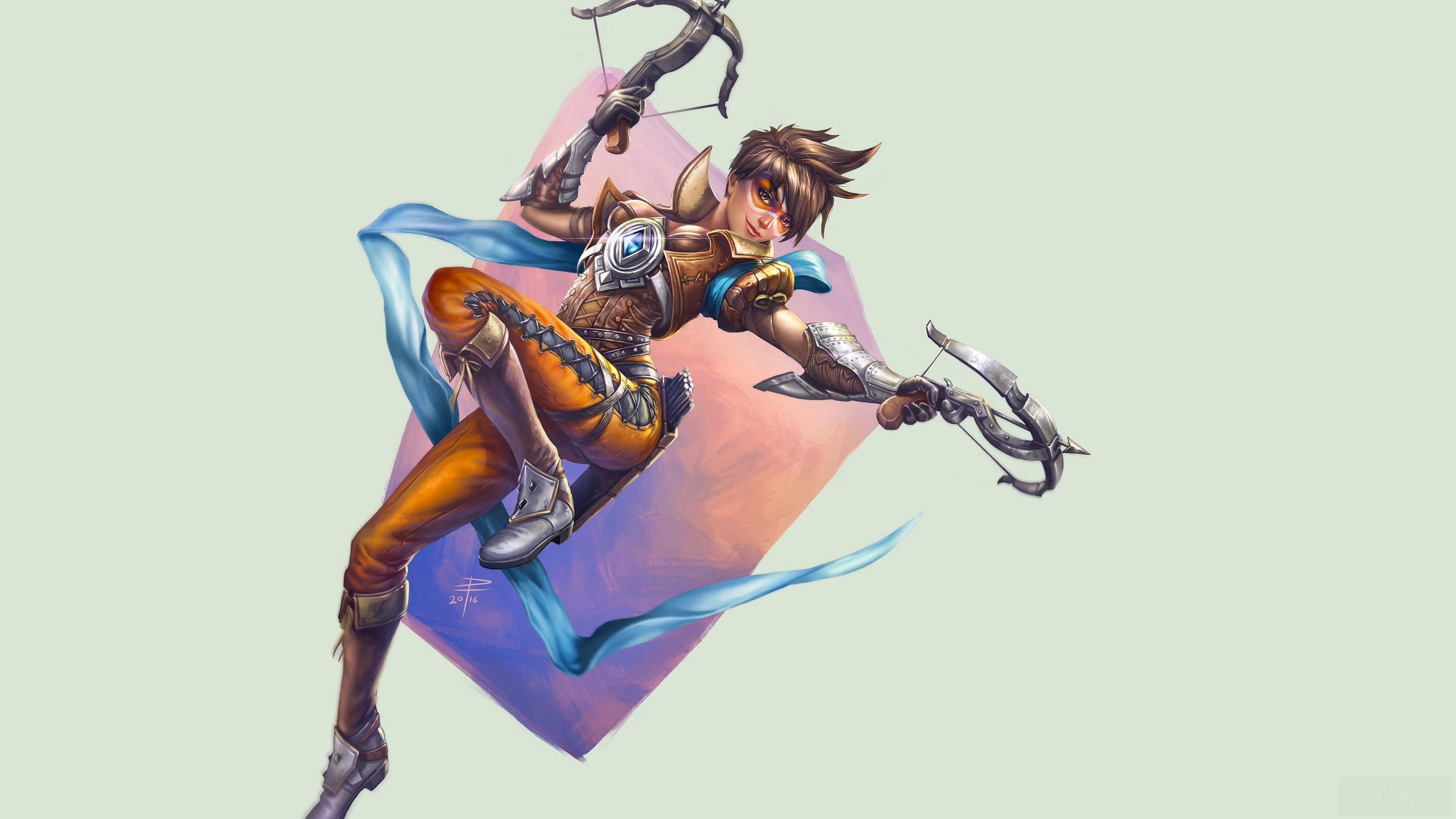 Tracer from Overwatch 4K HD Wallpaper