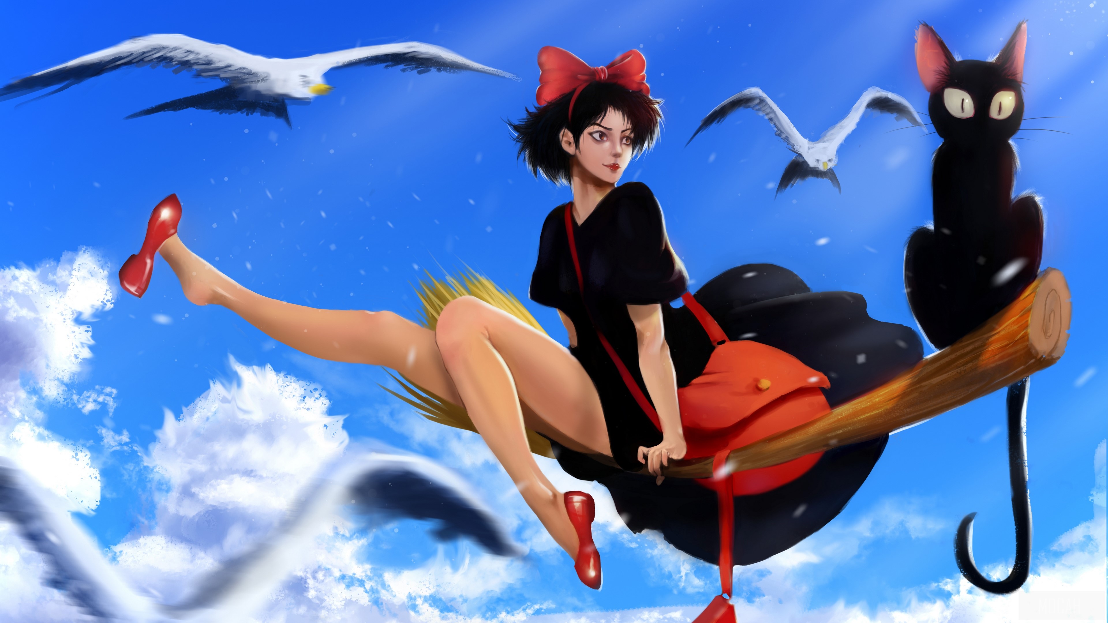 Kiki's Delivery Service 4K HD Wallpaper