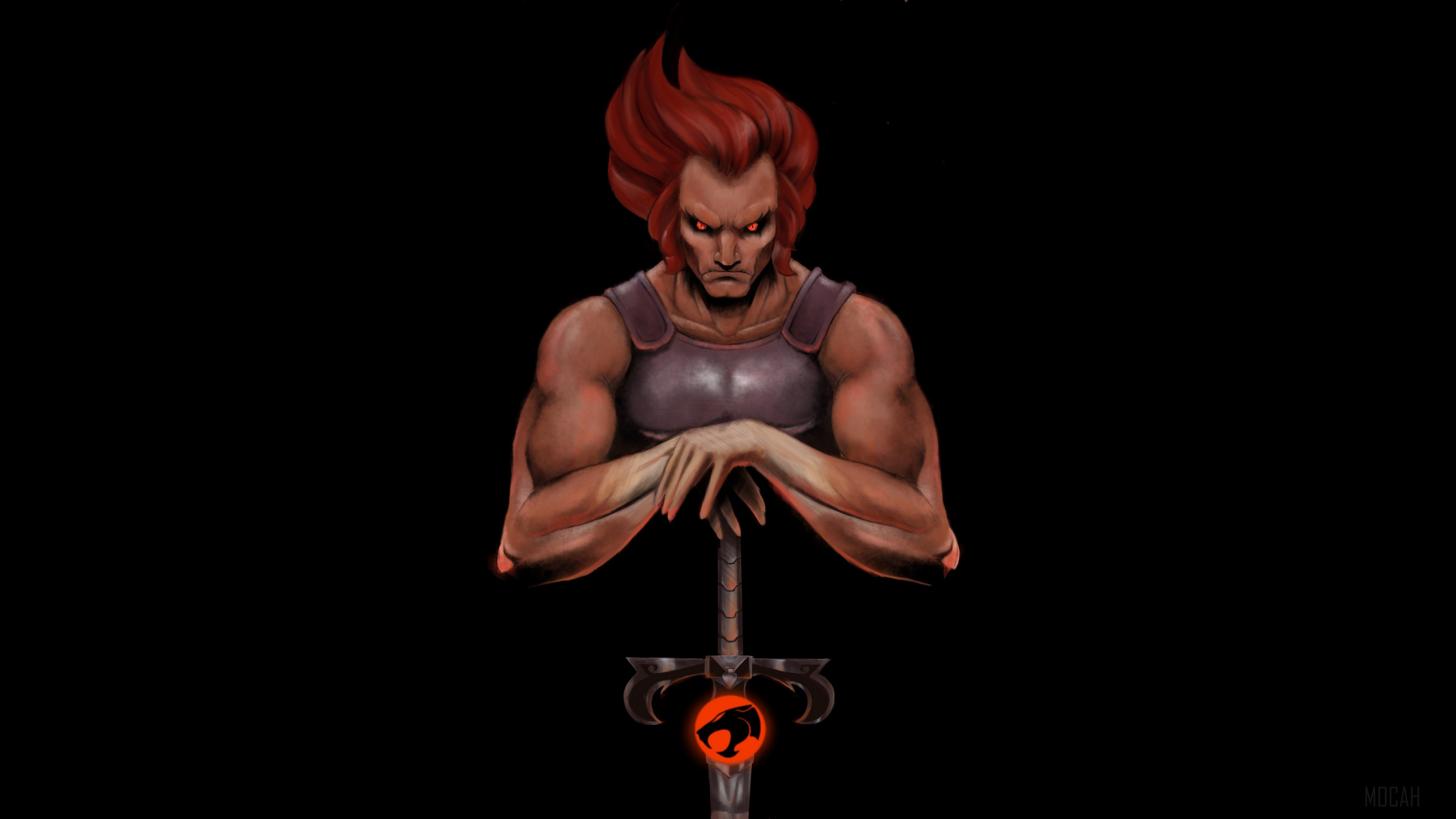 Lion-O from ThunderCats with Sword of Omens HD Wallpaper