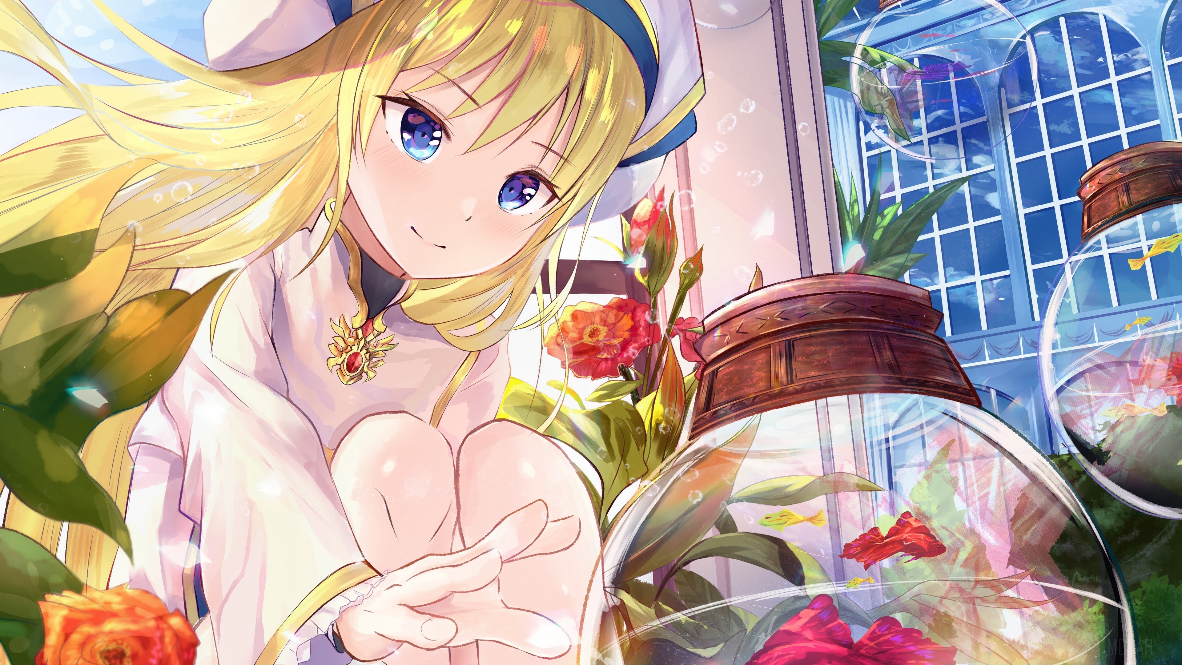Priestess from Goblin Slayer 4K HD Wallpaper