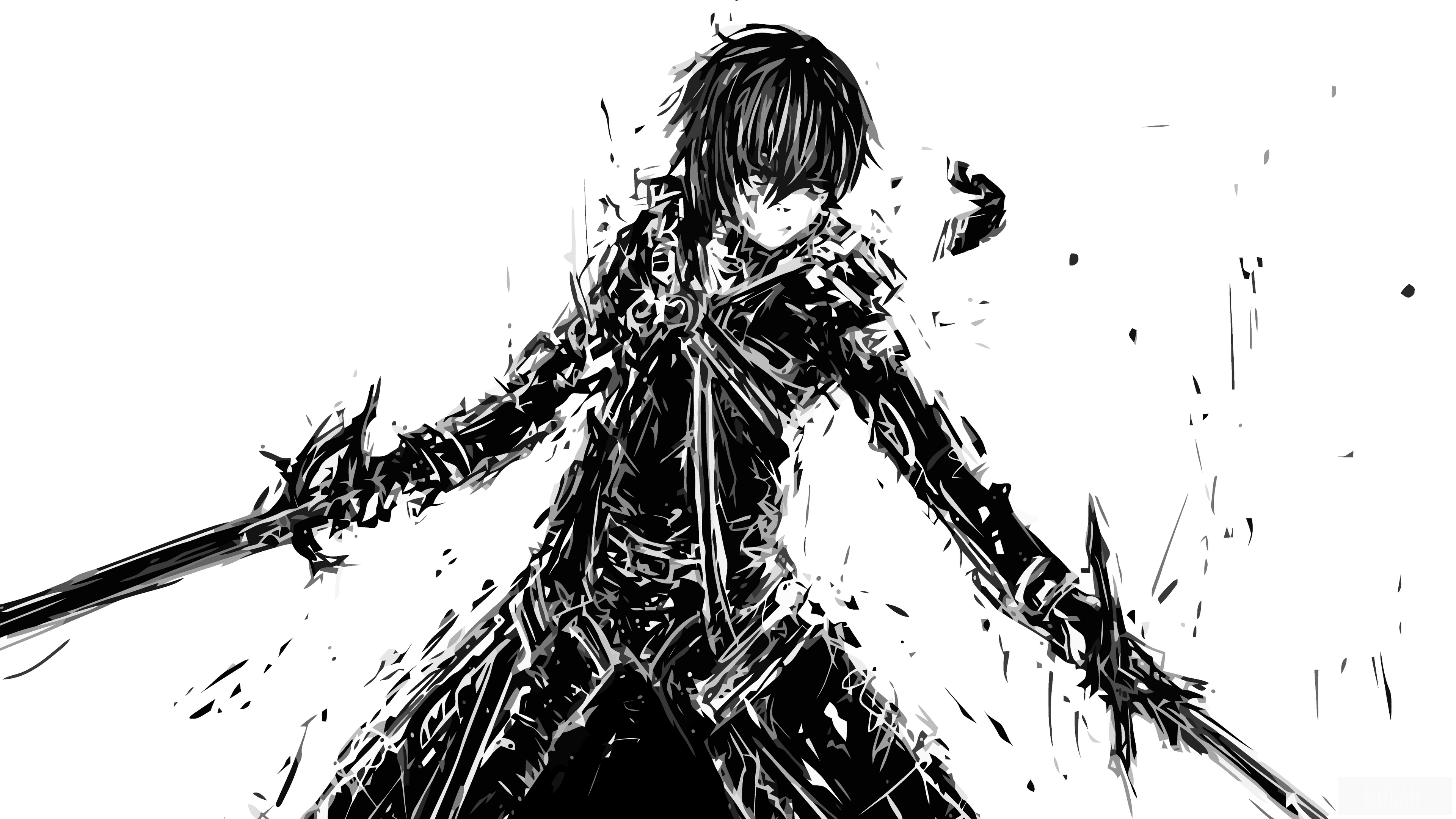 Kazuto Kirigaya from Sword Art Online 4K HD Wallpaper
