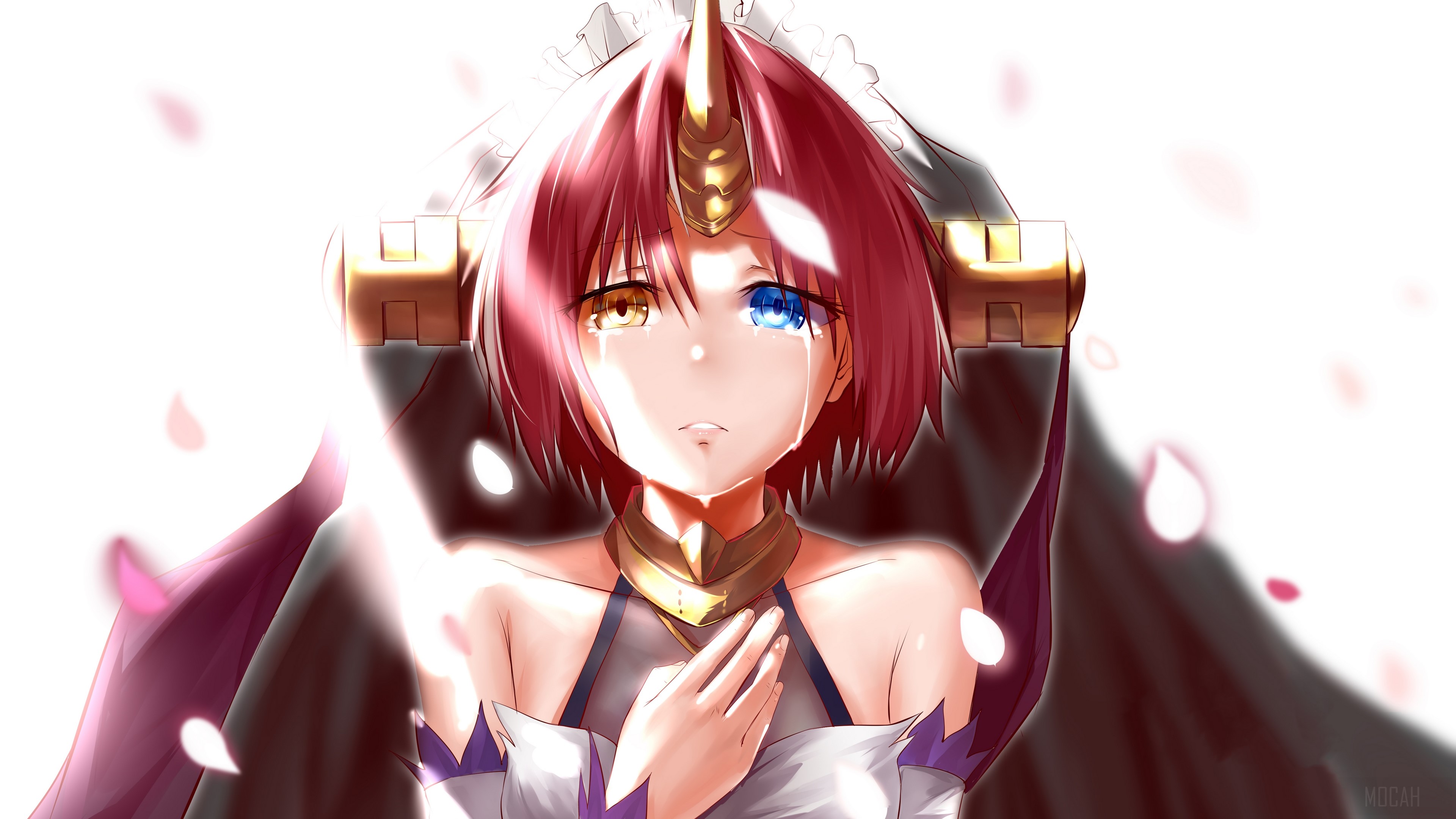 Frankenstein from Fate/Grand Order with Heterochromia 4K HD Wallpaper