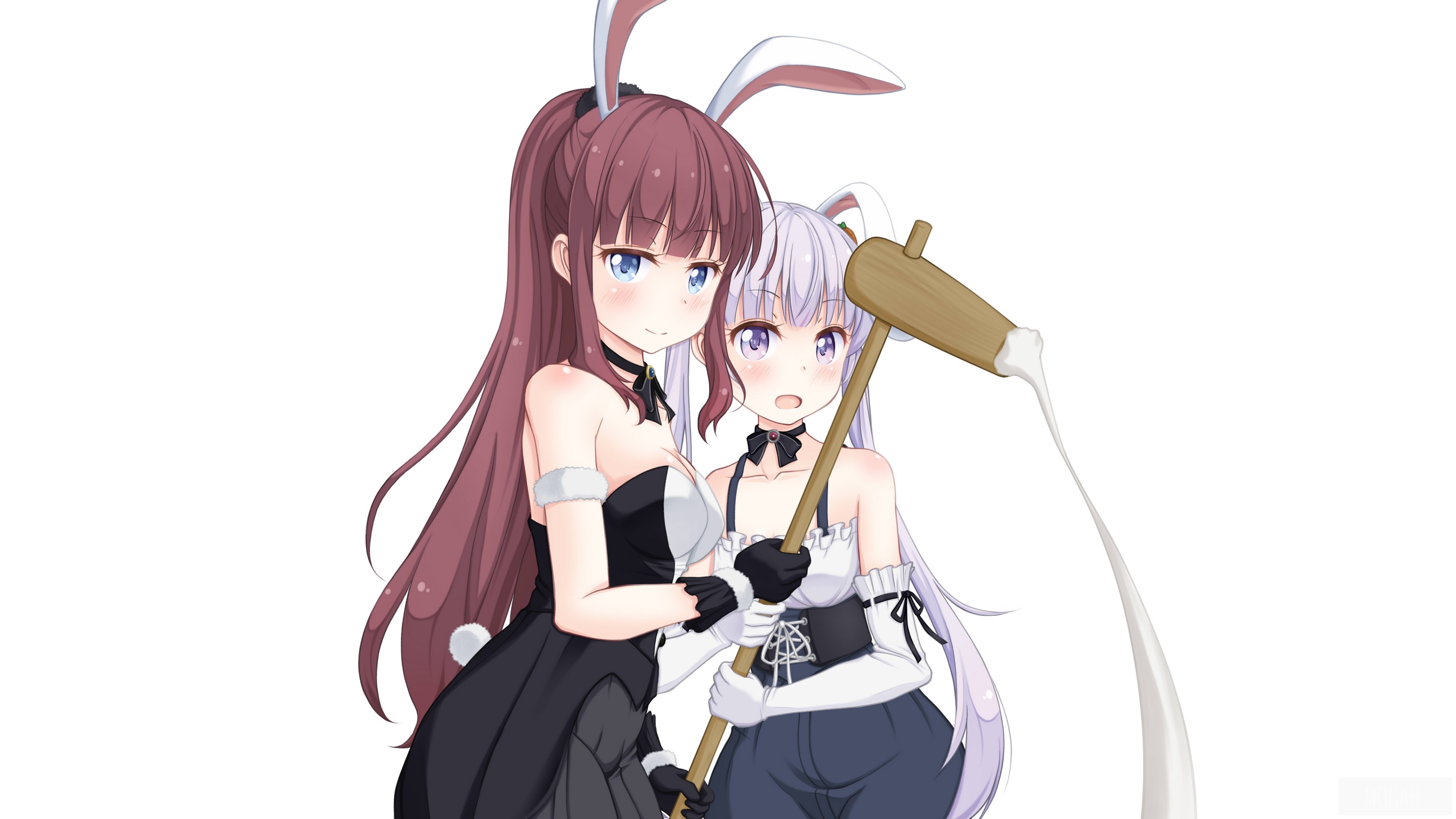 Aoba Suzukaze and Hifumi Takimoto 4K HD Wallpaper