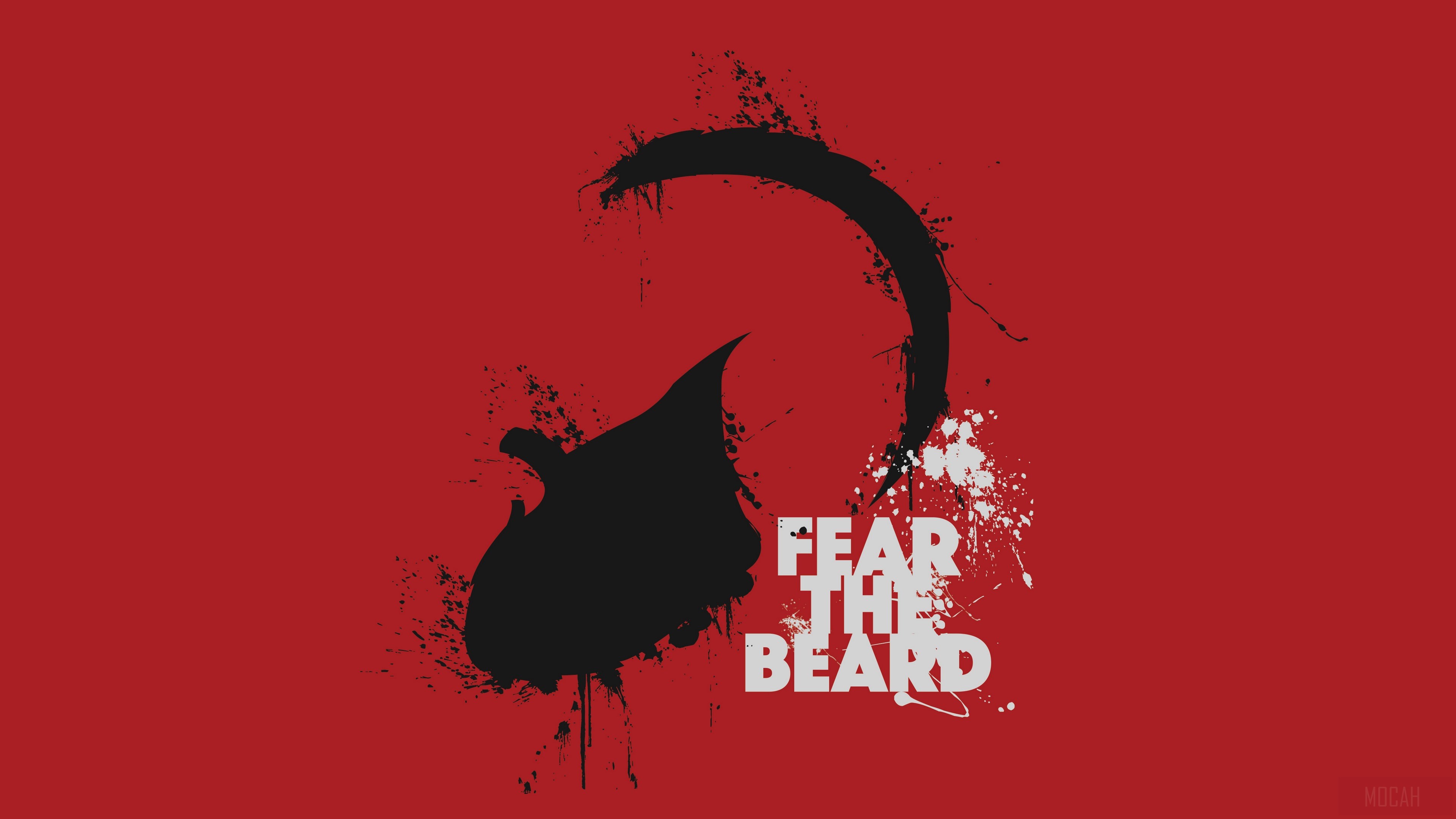Fear The Beard graphic HD Wallpaper