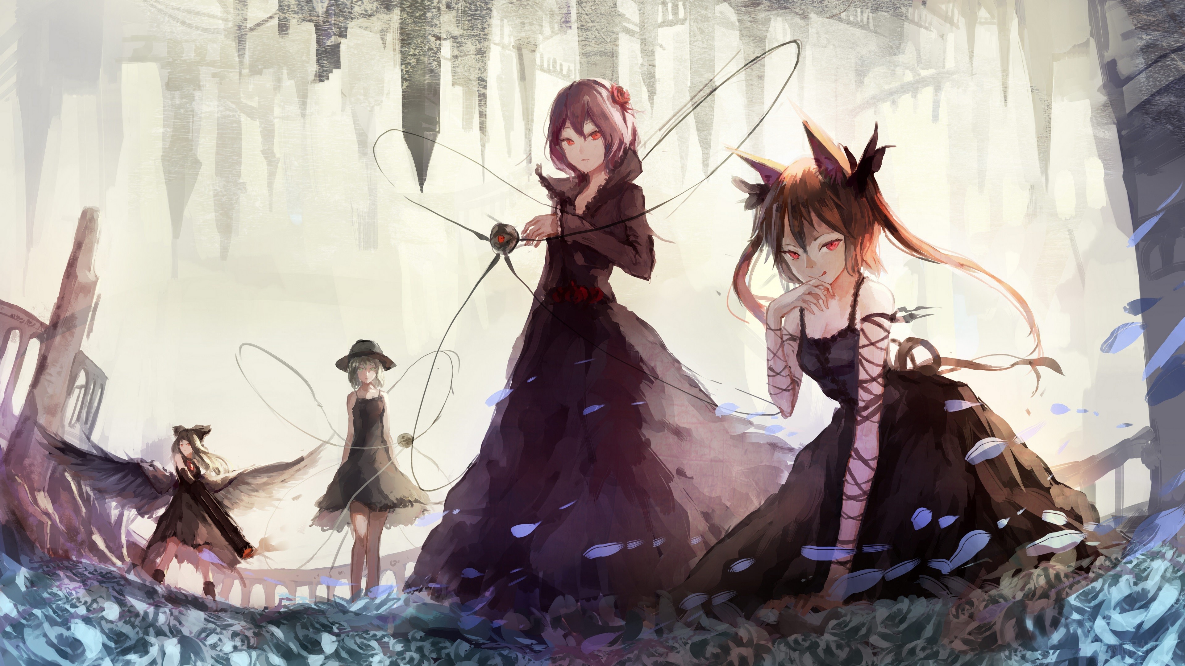 Rin Kaenbyou Satori Komeiji Utsuho Reiuji HD Wallpaper