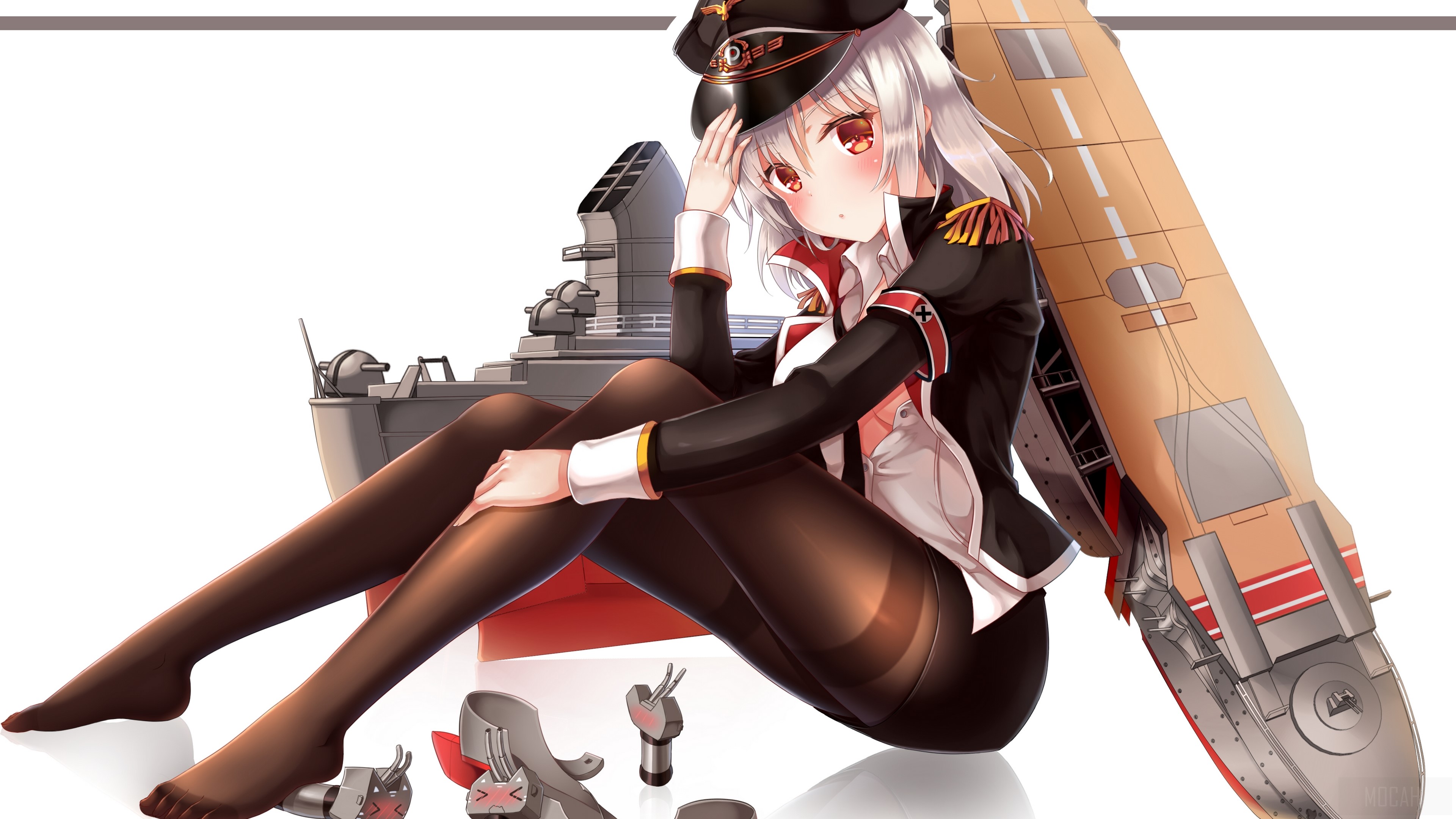 Graf Zeppelin from Azur Lane 4K HD Wallpaper
