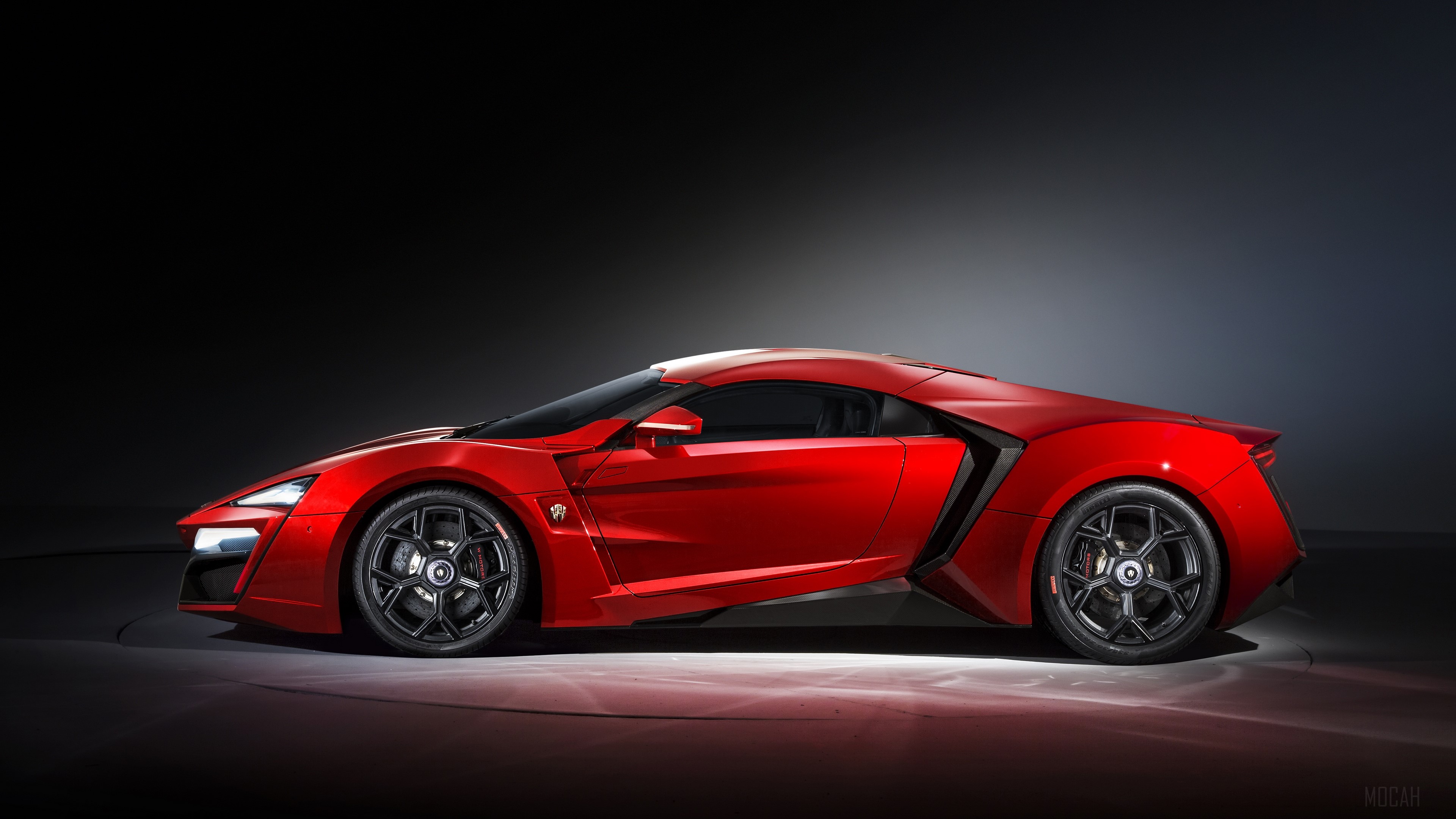 Red Lykan HyperSport Sportscar 4K HD Wallpaper