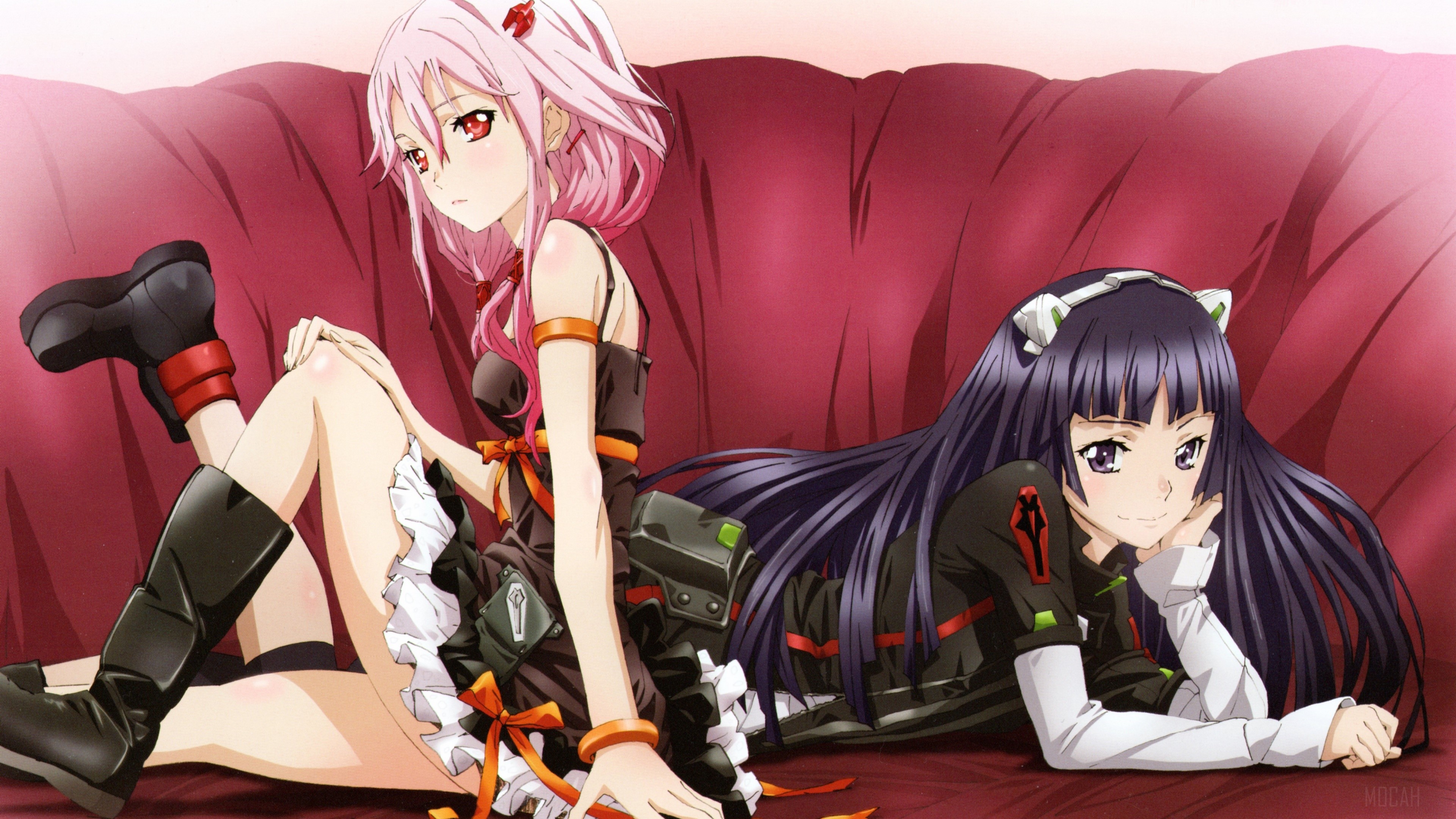 Inori Yuzuriha and Hare Menjou from Guilty Crown HD Wallpaper