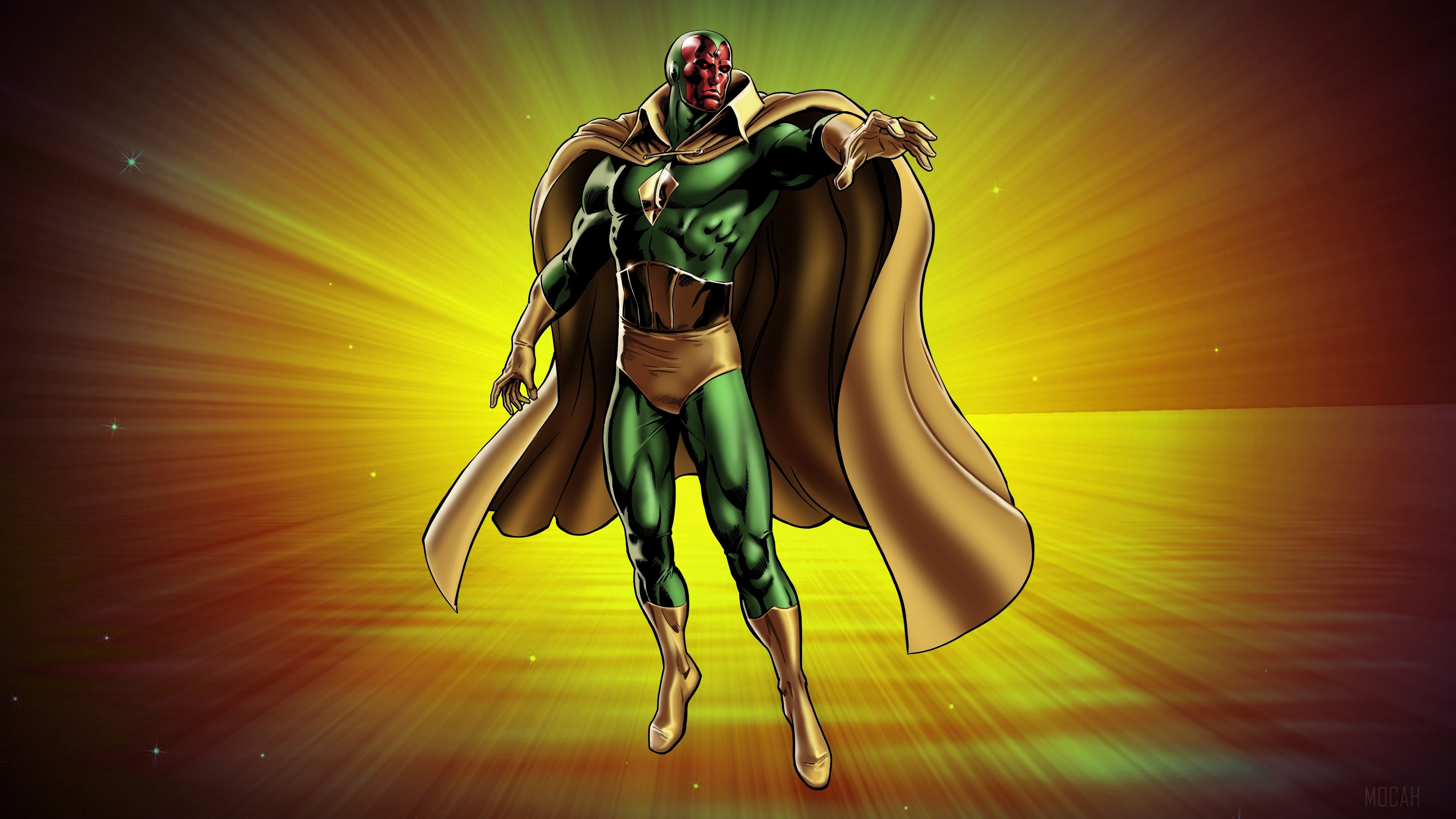 Vision from Marvel Comics HD Wallpaper