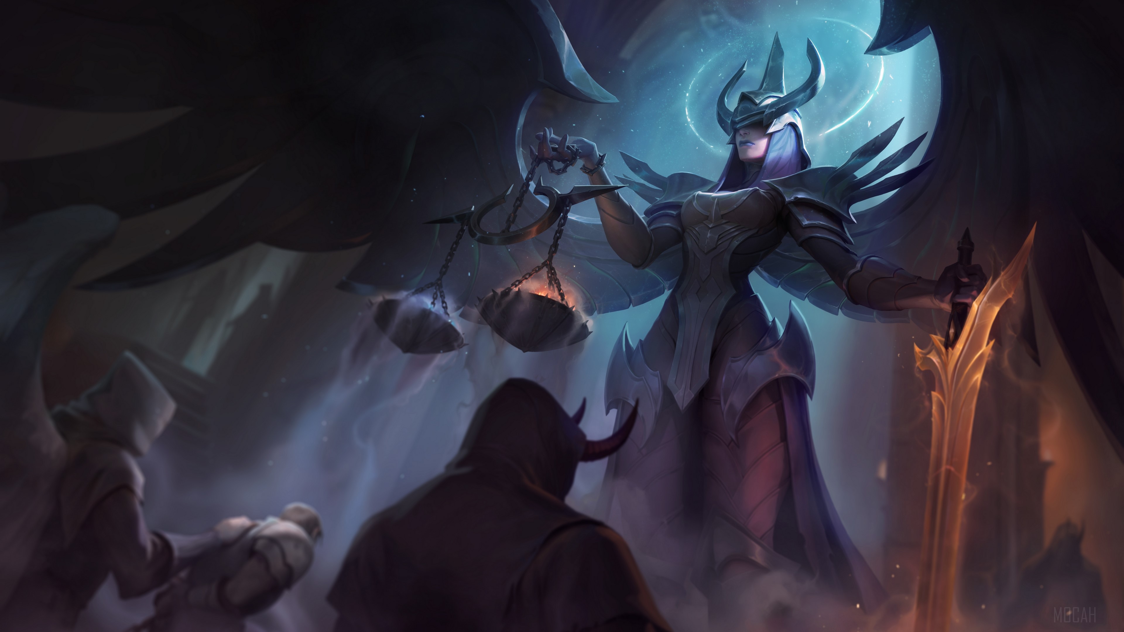 Kayle from League of Legends 4K HD Wallpaper