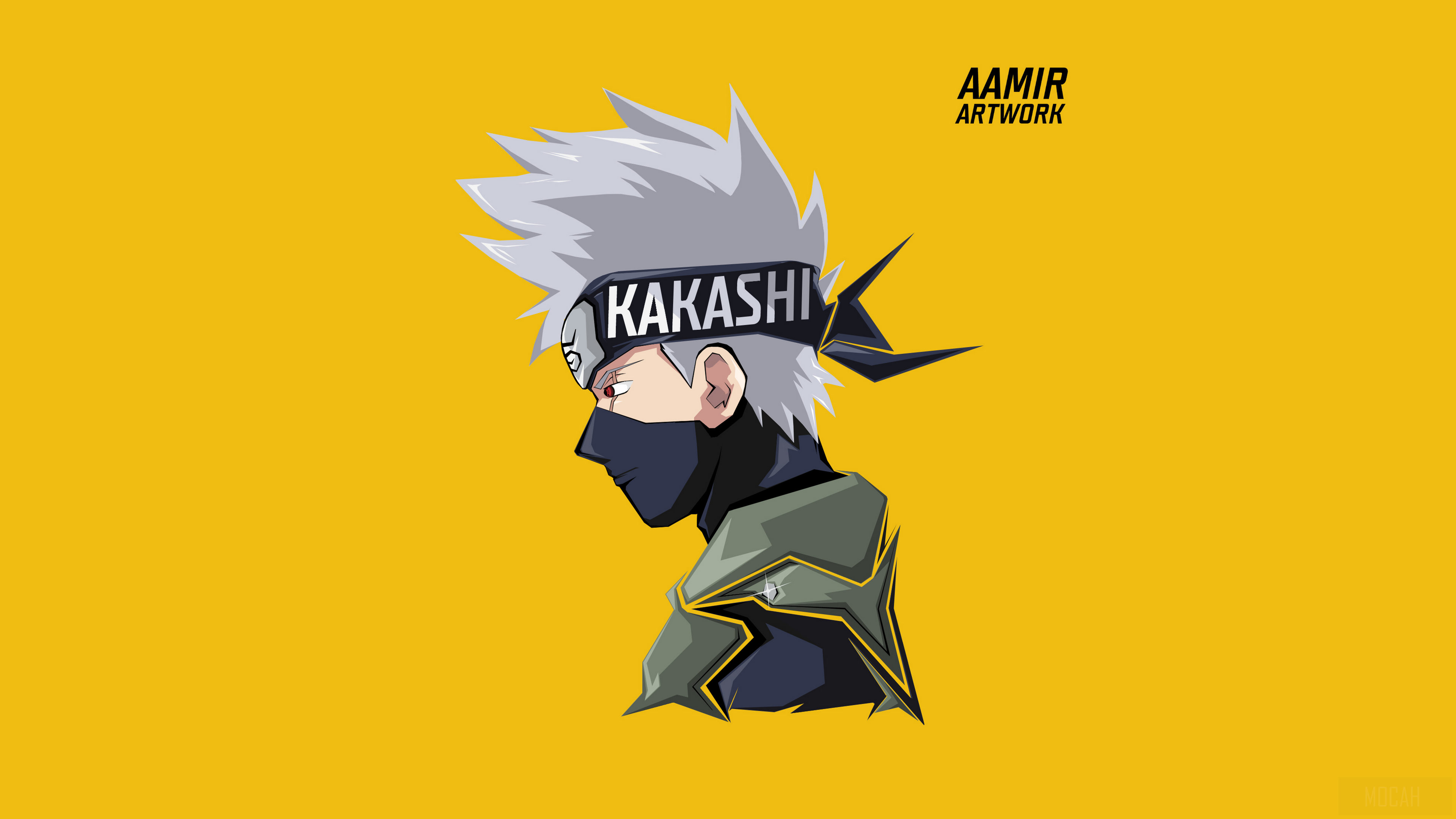 Kakashi Hatake from Naruto 4K HD Wallpaper