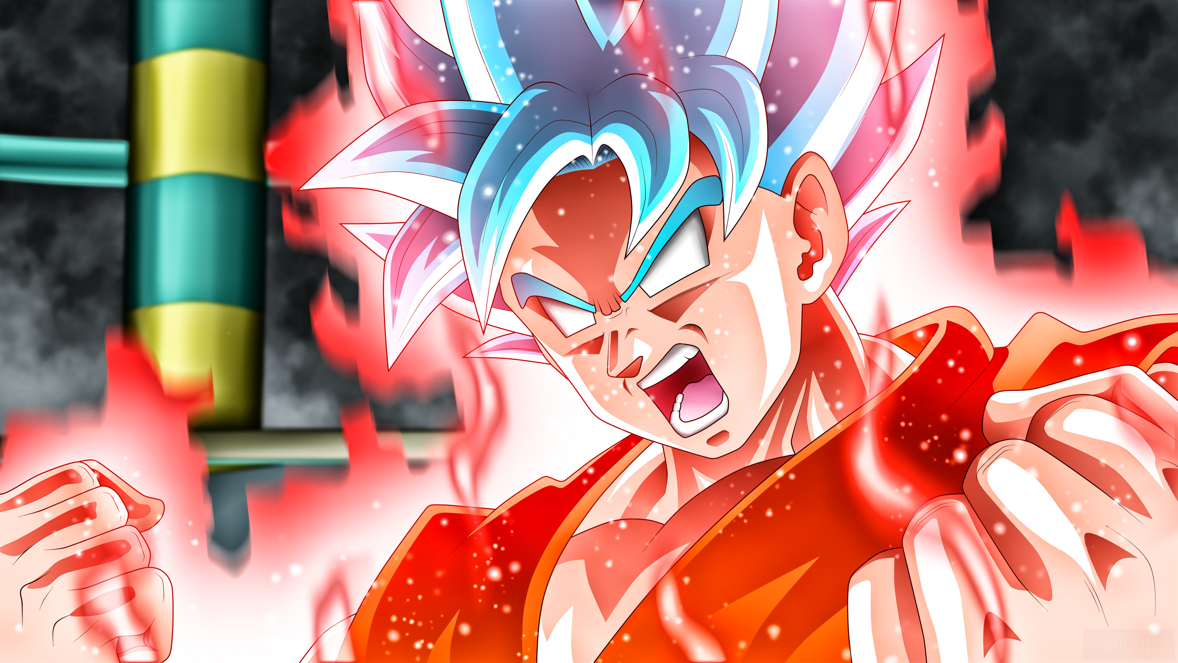 Goku from Dragon Ball Super in Ultra Instinct 4K HD Wallpaper