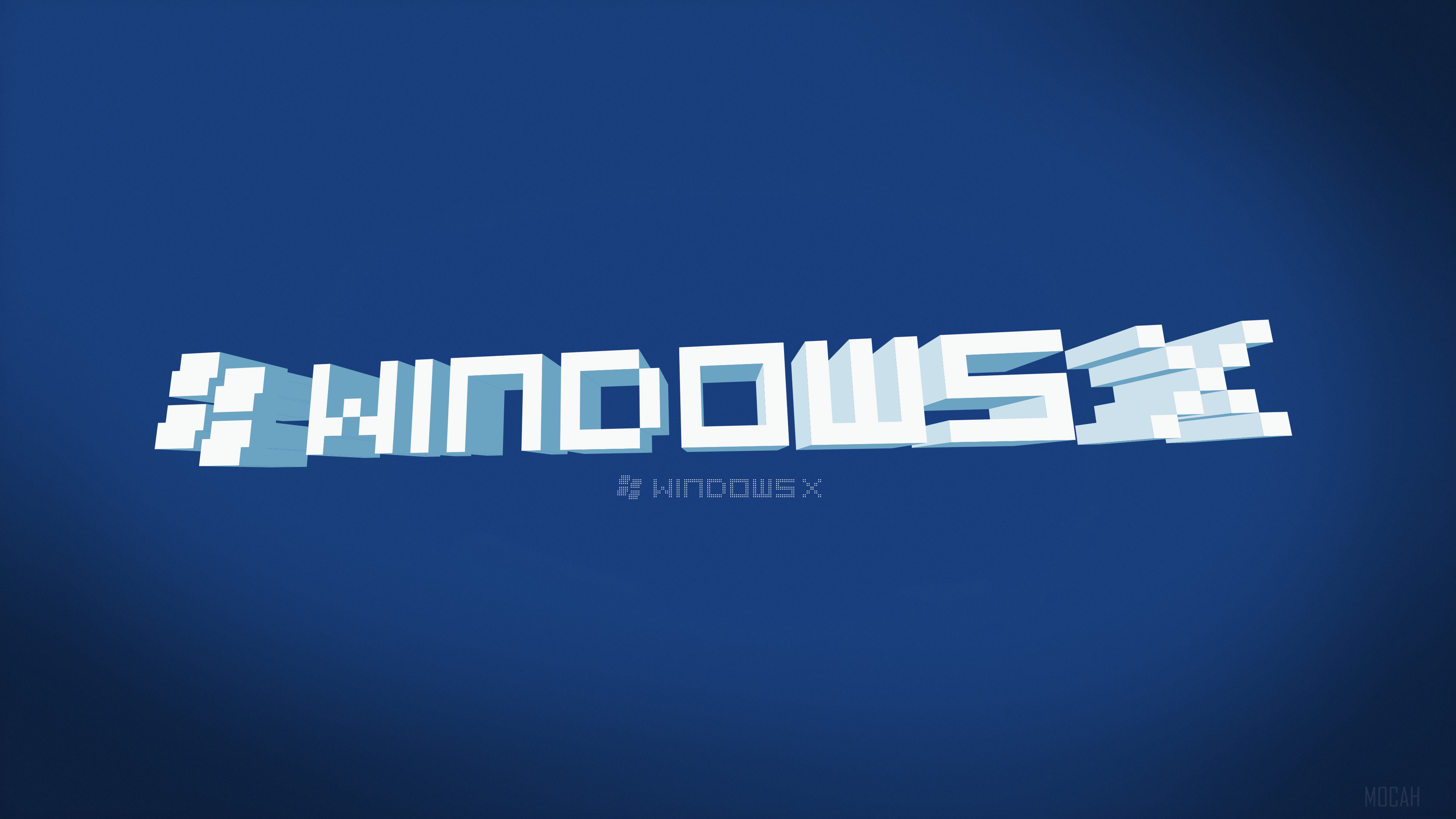 Windows X logo 4K HD Wallpaper