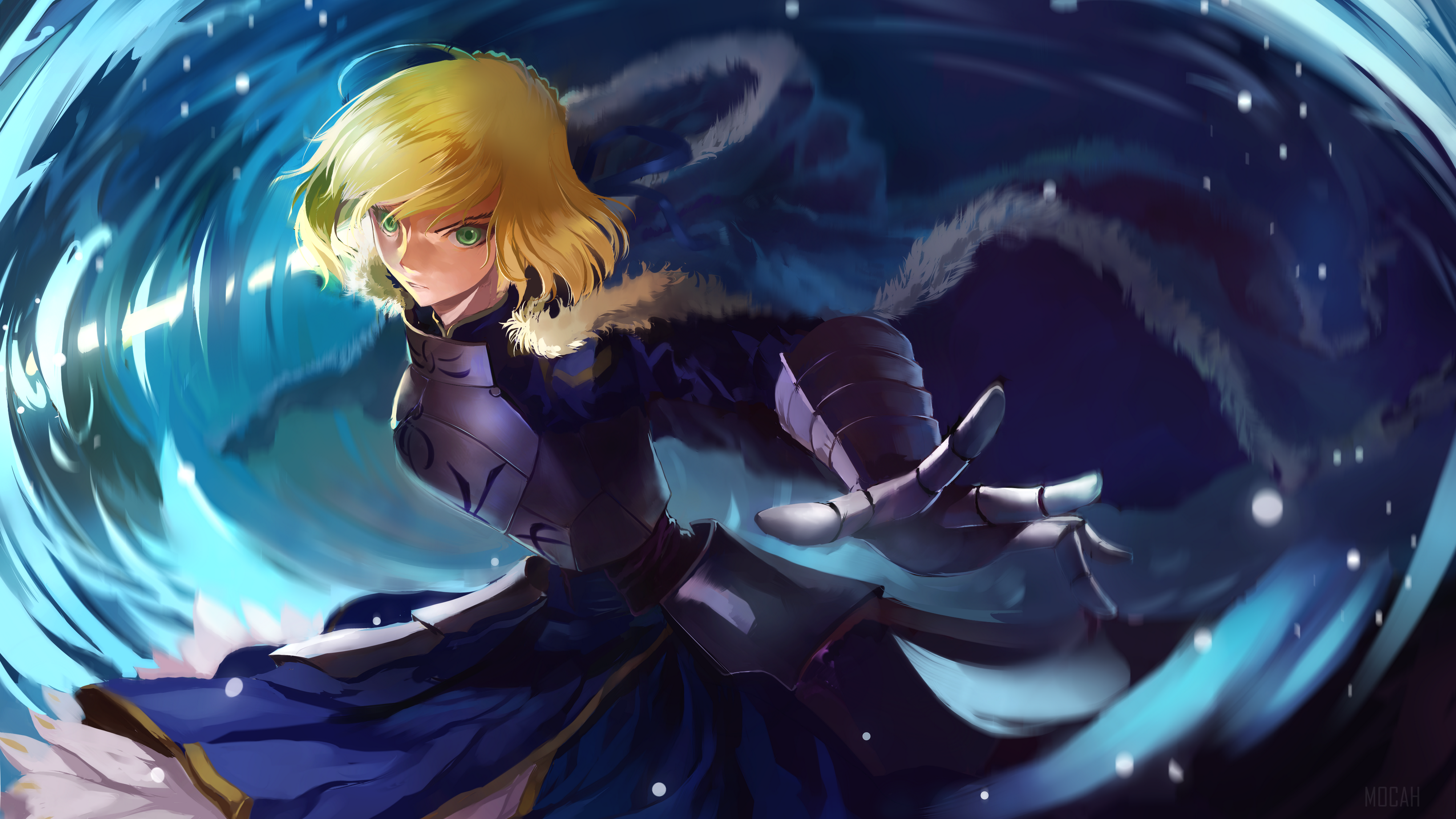 Saber from Fate/stay night 4K HD Wallpaper
